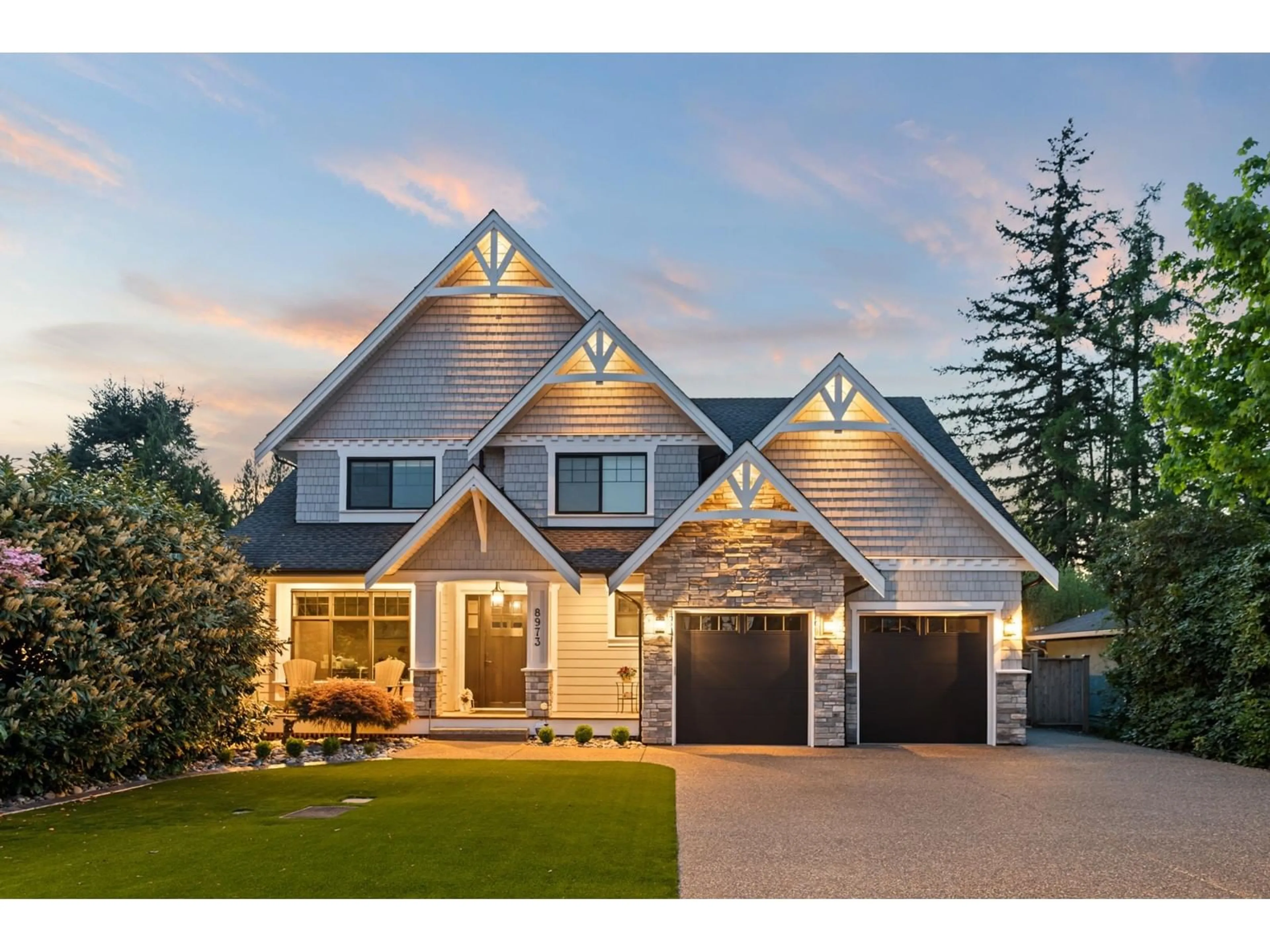 Home with vinyl exterior material, street for 8973 MACKIE, Langley British Columbia V1M2S2