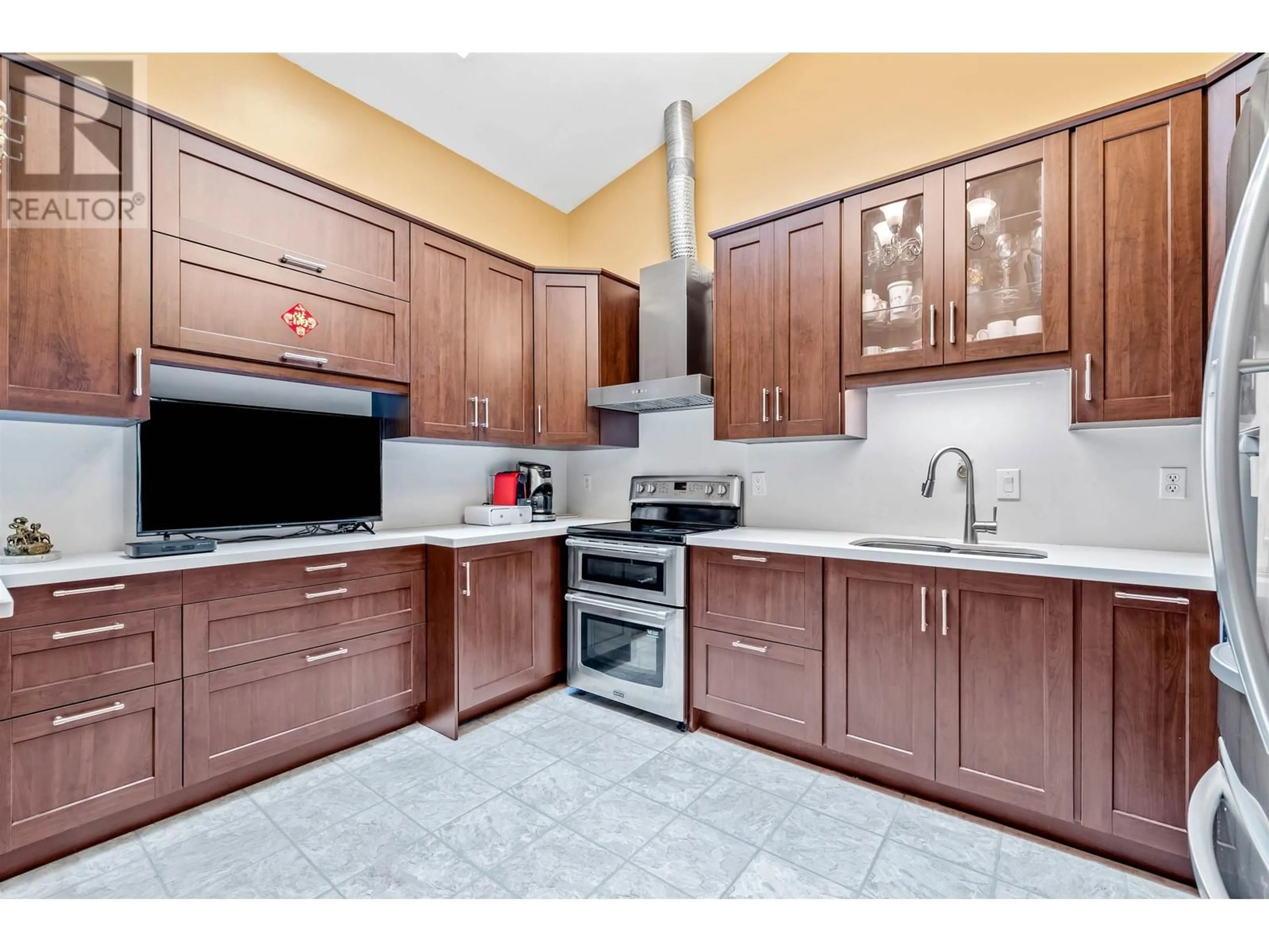 Standard kitchen, ceramic/tile floor for 2 - 12311 CAMBIE ROAD, Richmond British Columbia V6V1G5