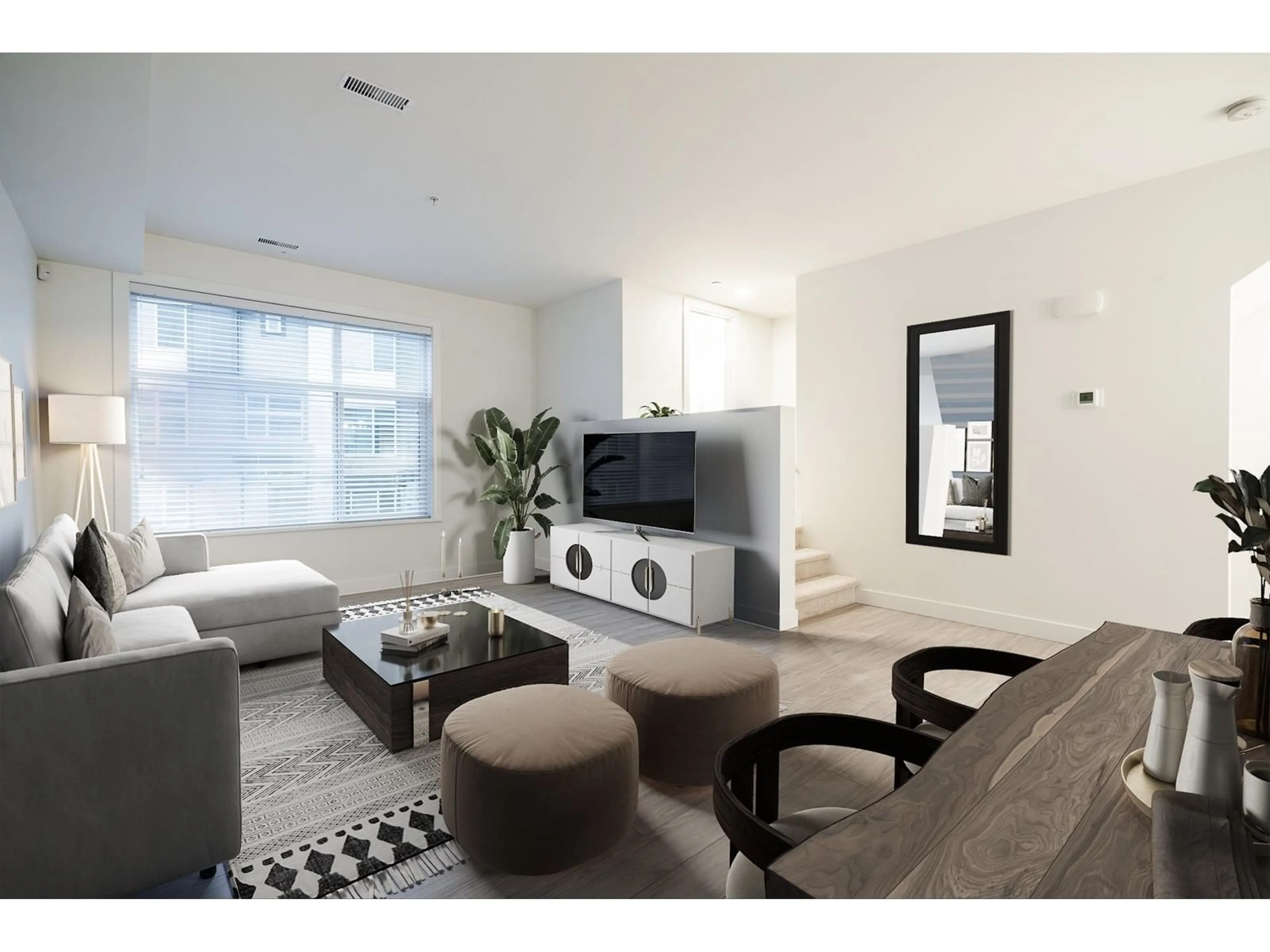 Living room with furniture, unknown for 6 - 8430 203A, Langley British Columbia V2Y3N4
