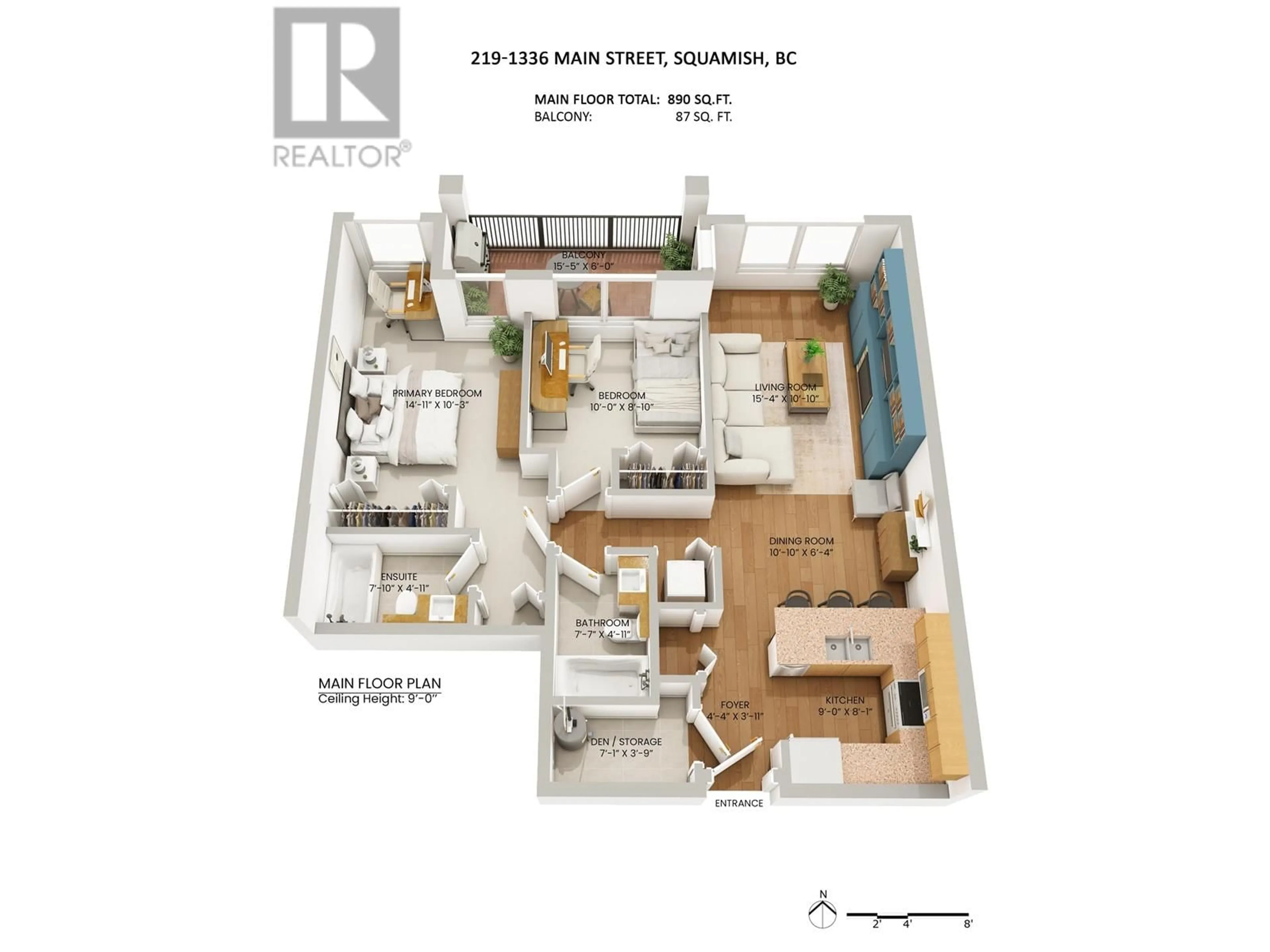 Floor plan for 219 - 1336 MAIN STREET, Squamish British Columbia V8B0R2