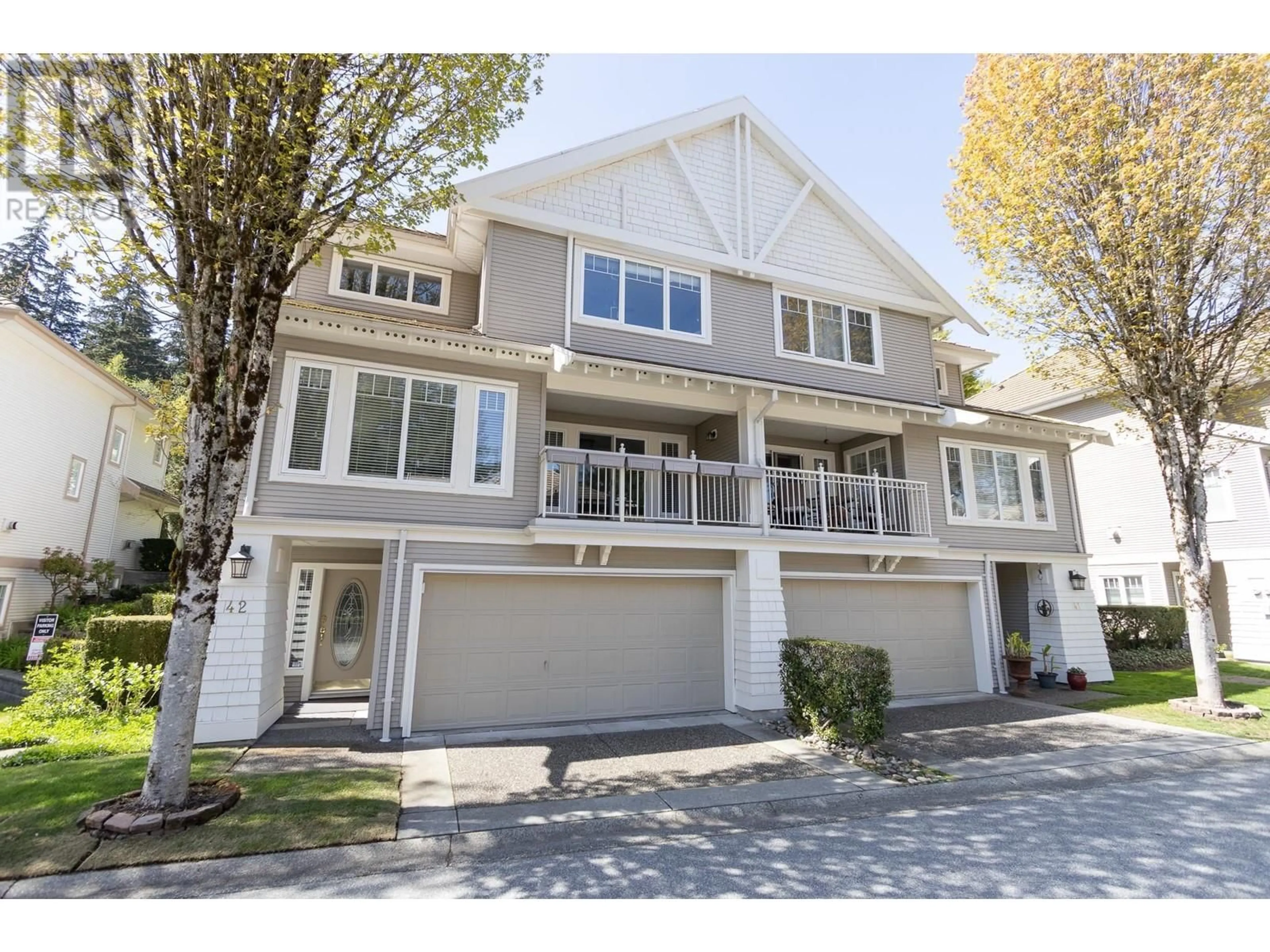 Home with vinyl exterior material, street for 42 - 3405 PLATEAU BOULEVARD, Coquitlam British Columbia V3E3L7