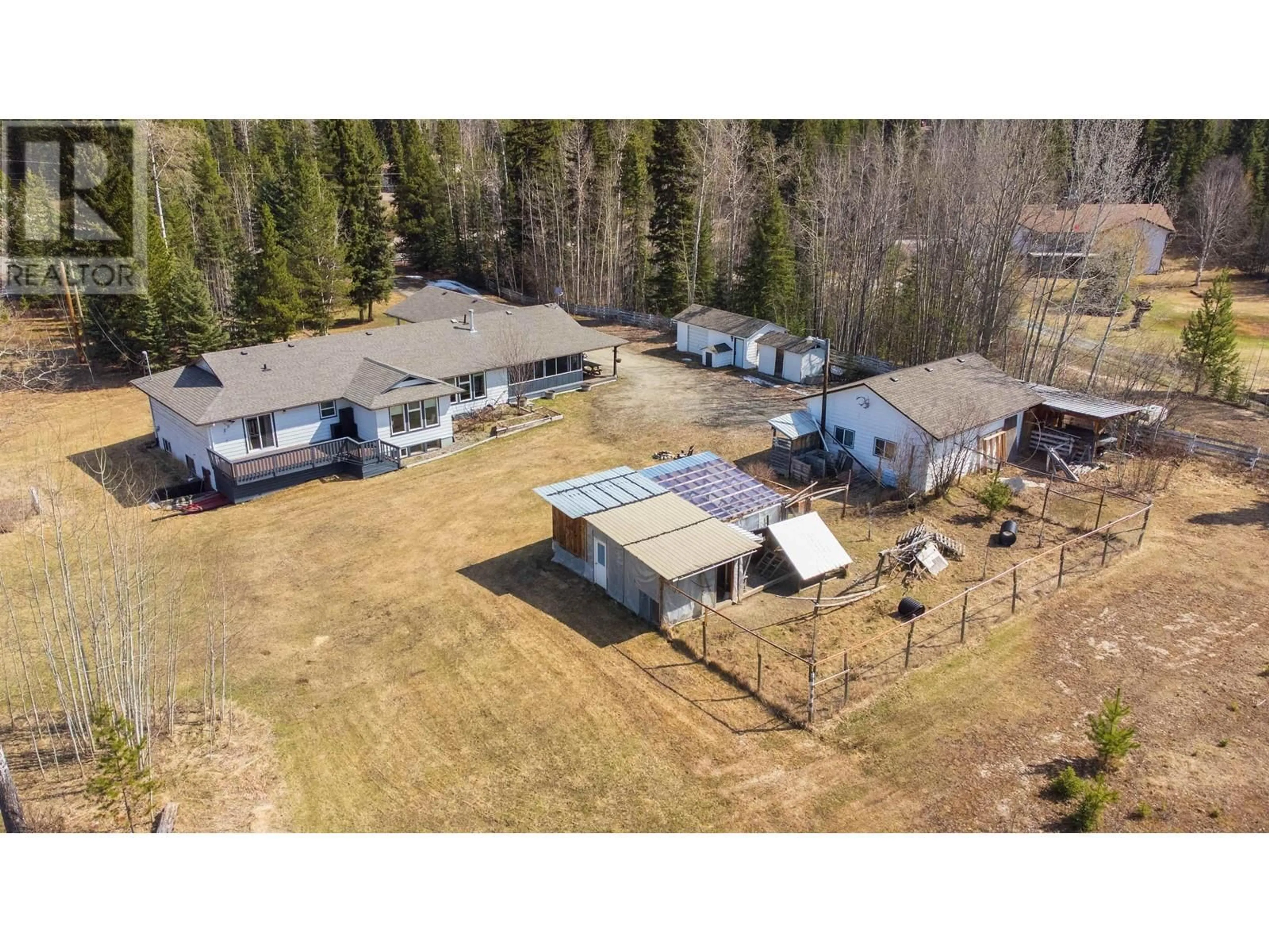 A pic from outside/outdoor area/front of a property/back of a property/a pic from drone, unknown for 11875 ELDON ROAD, Prince George British Columbia V2N5B7