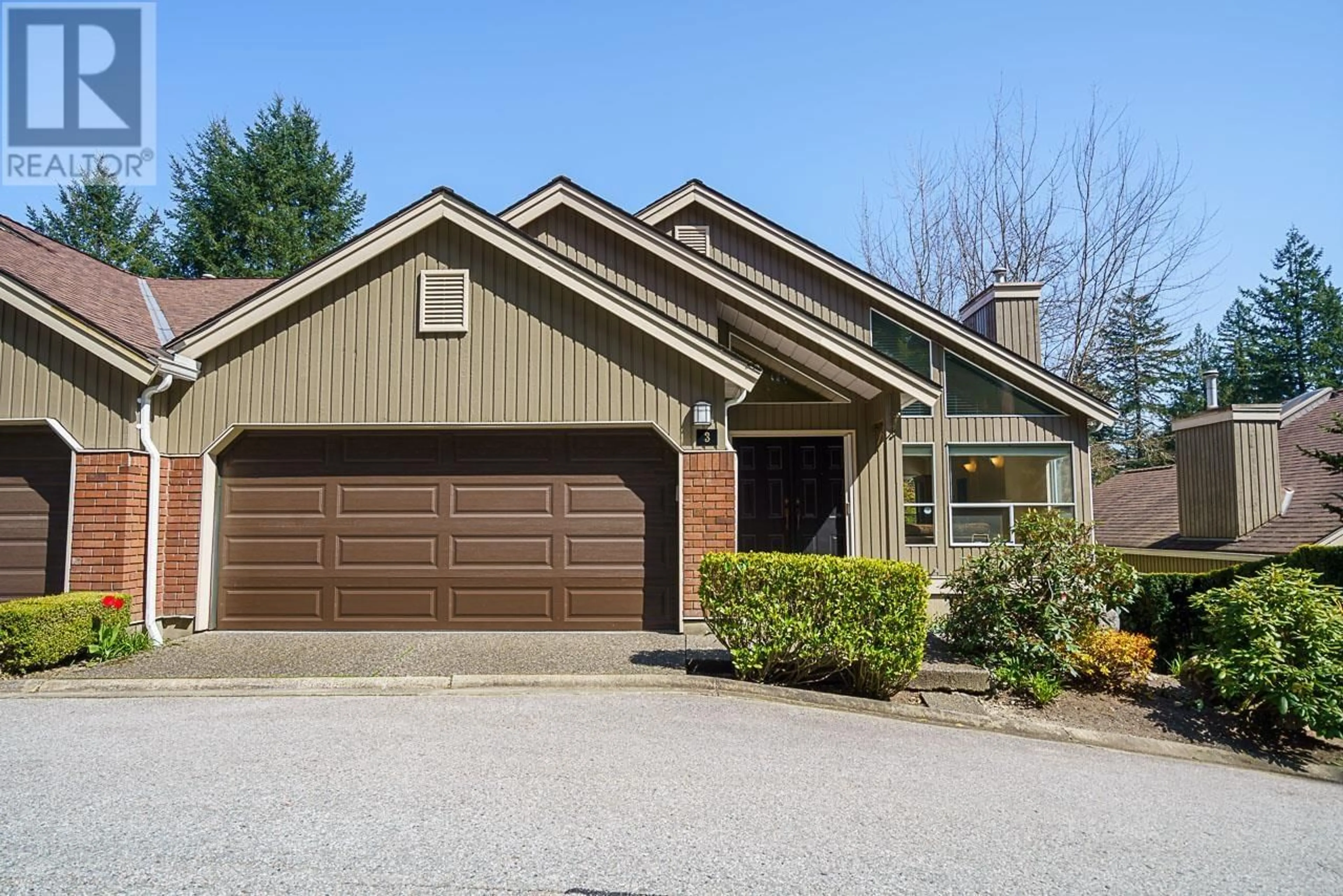 Home with vinyl exterior material, street for 3 - 4055 INDIAN RIVER DRIVE, North Vancouver British Columbia V7G2R7