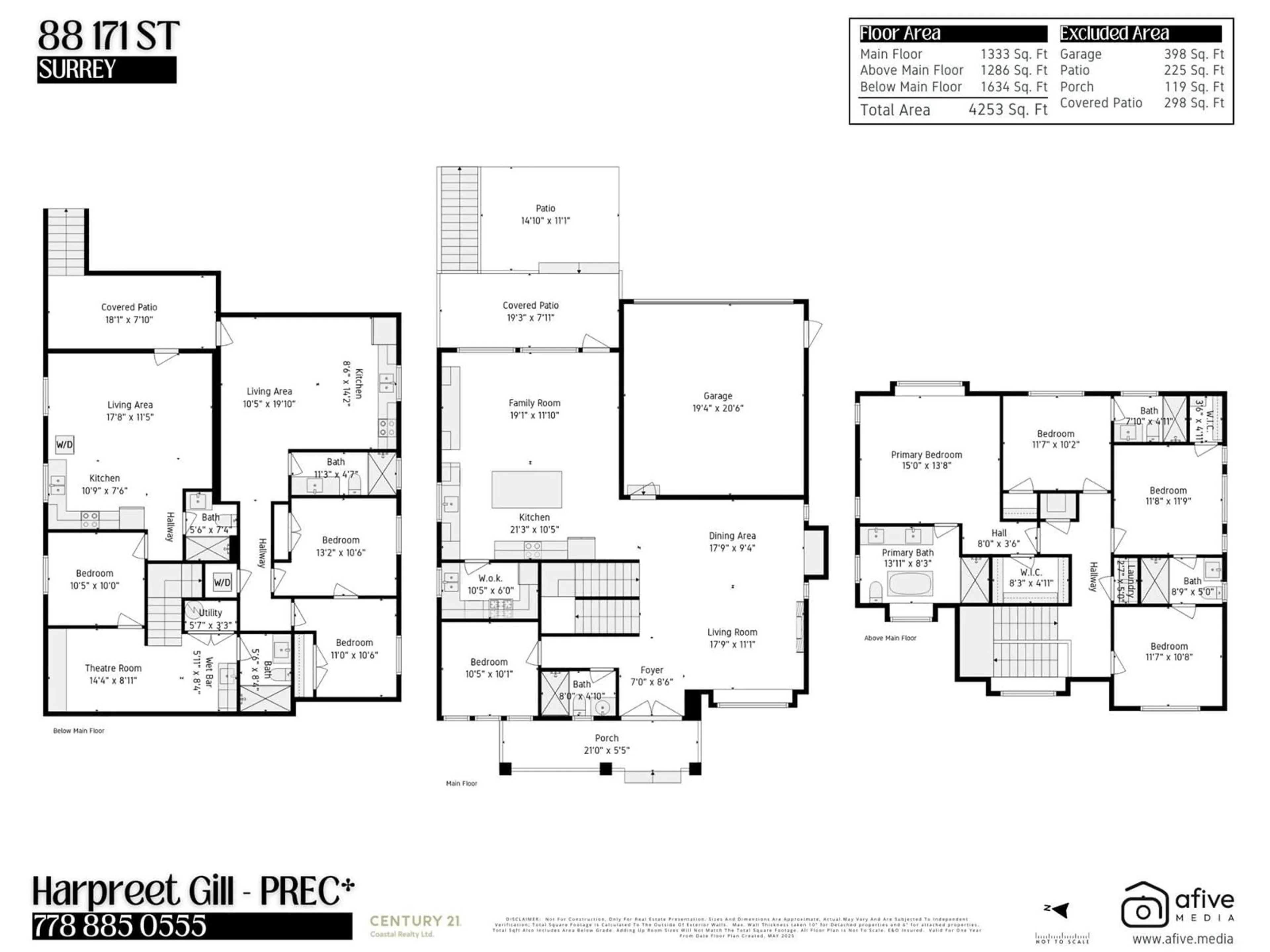 Floor plan for 88 171, Surrey British Columbia V3Z9P5