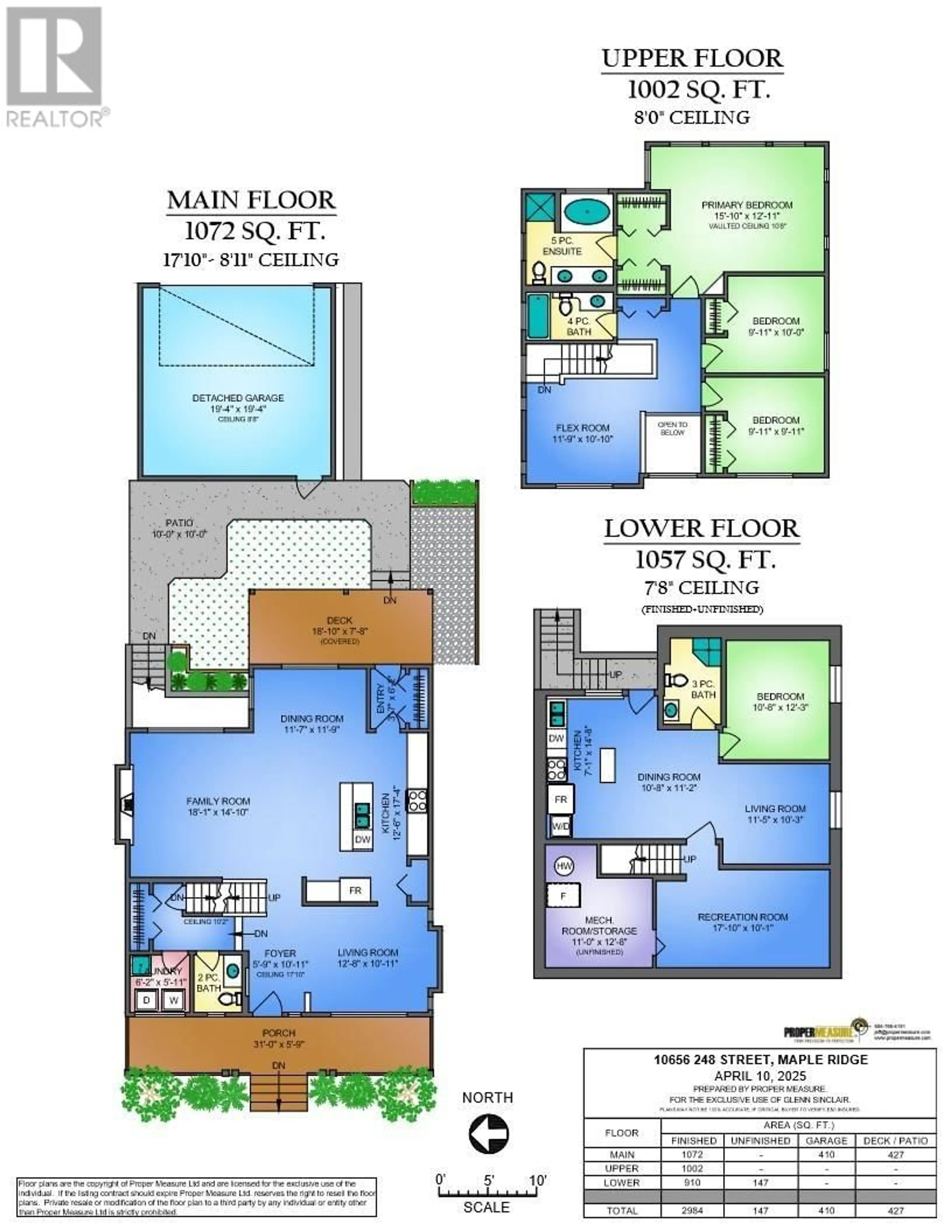 Floor plan for 10656 248 STREET, Maple Ridge British Columbia V2W0E1