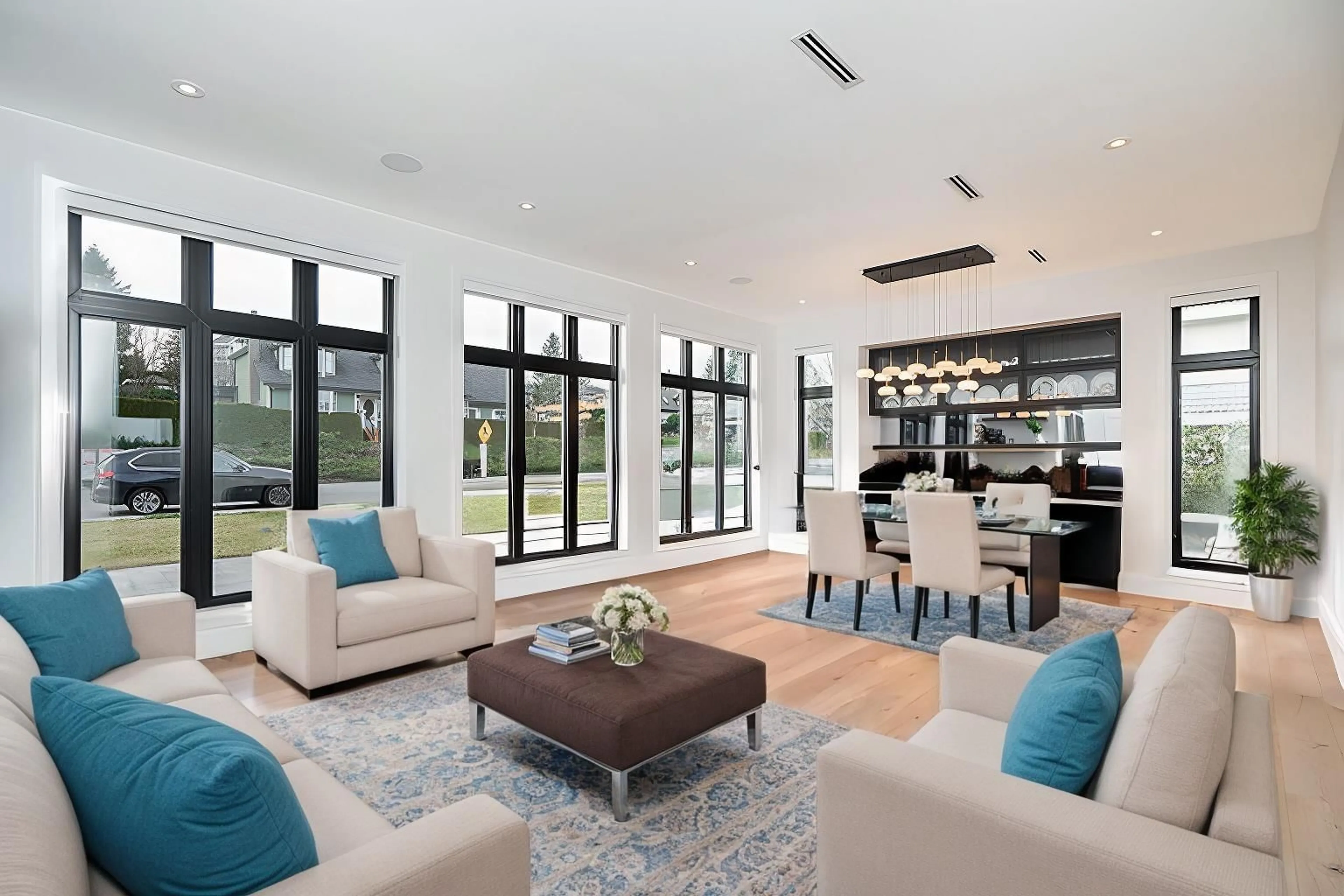 Living room with furniture, unknown for 9376 164, Surrey British Columbia V4N3C8