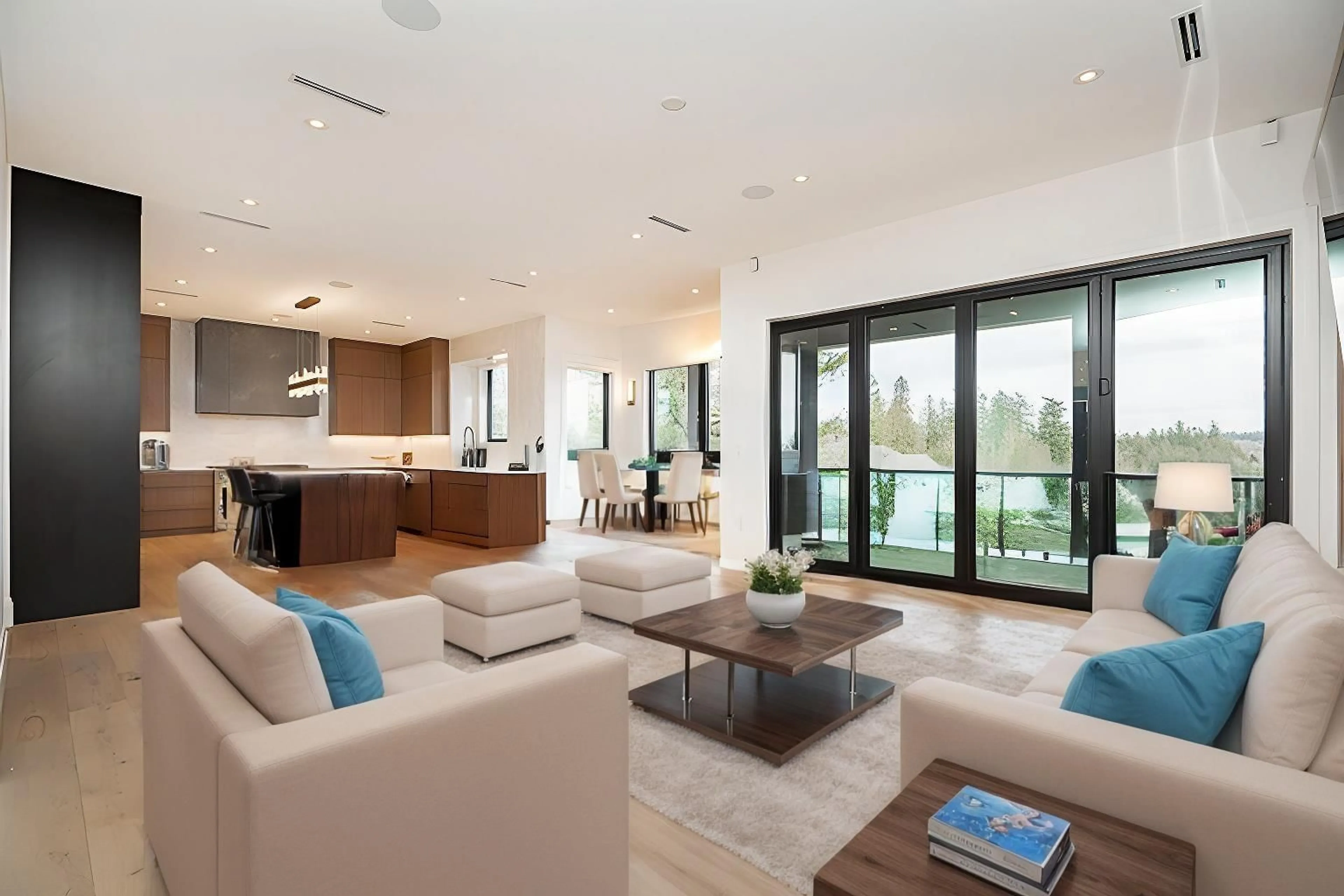 Living room with furniture, unknown for 9376 164, Surrey British Columbia V4N3C8