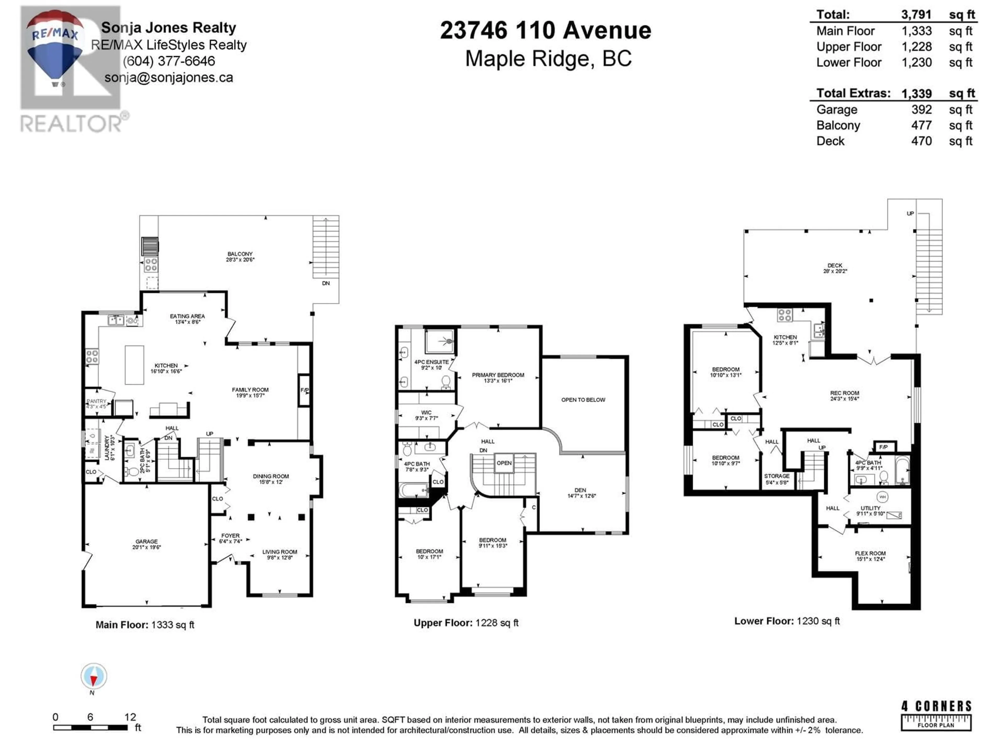 Floor plan for 23746 110 AVENUE, Maple Ridge British Columbia V2W1E7