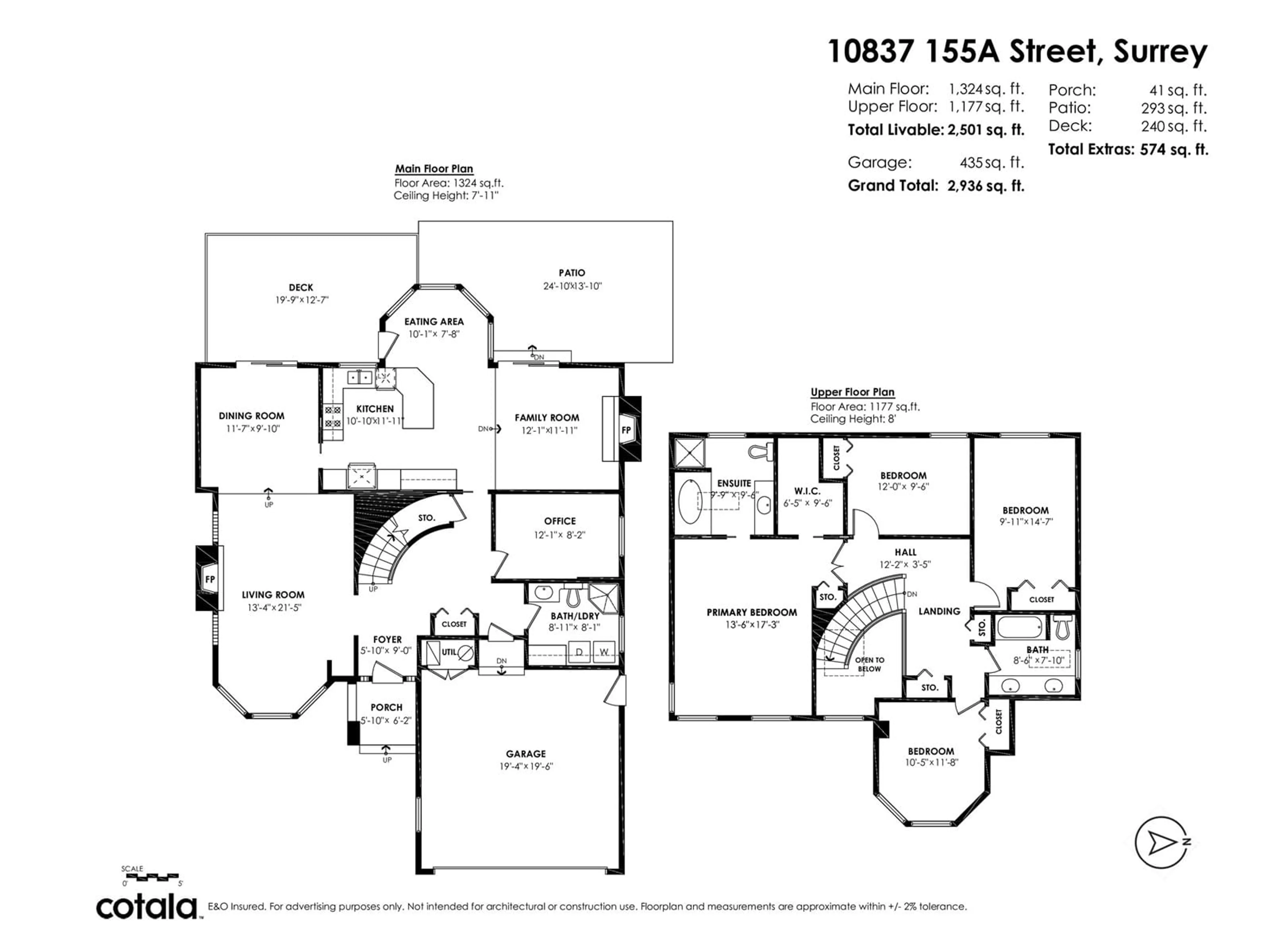Floor plan for 10837 155A, Surrey British Columbia V3R0H7