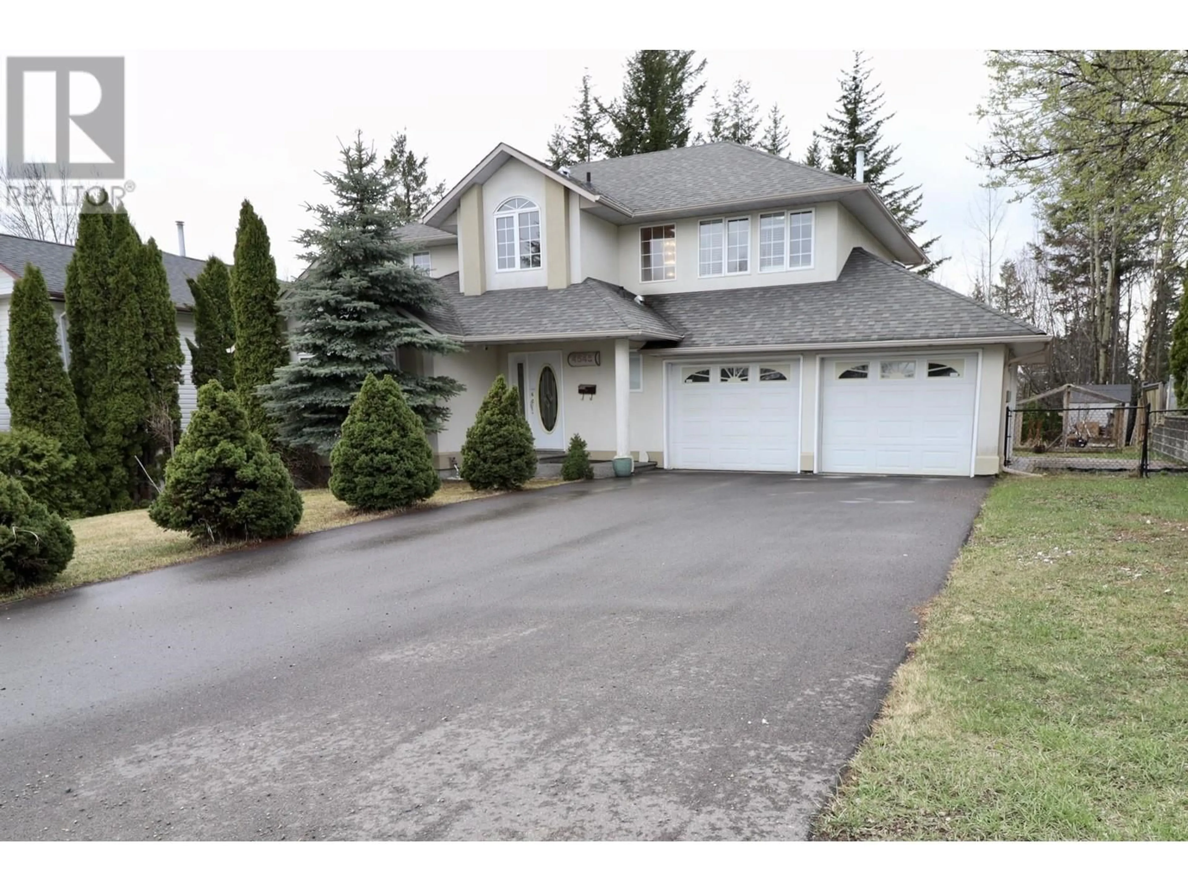 Home with vinyl exterior material, street for 4545 STAUBLE ROAD, Prince George British Columbia V2K4W9