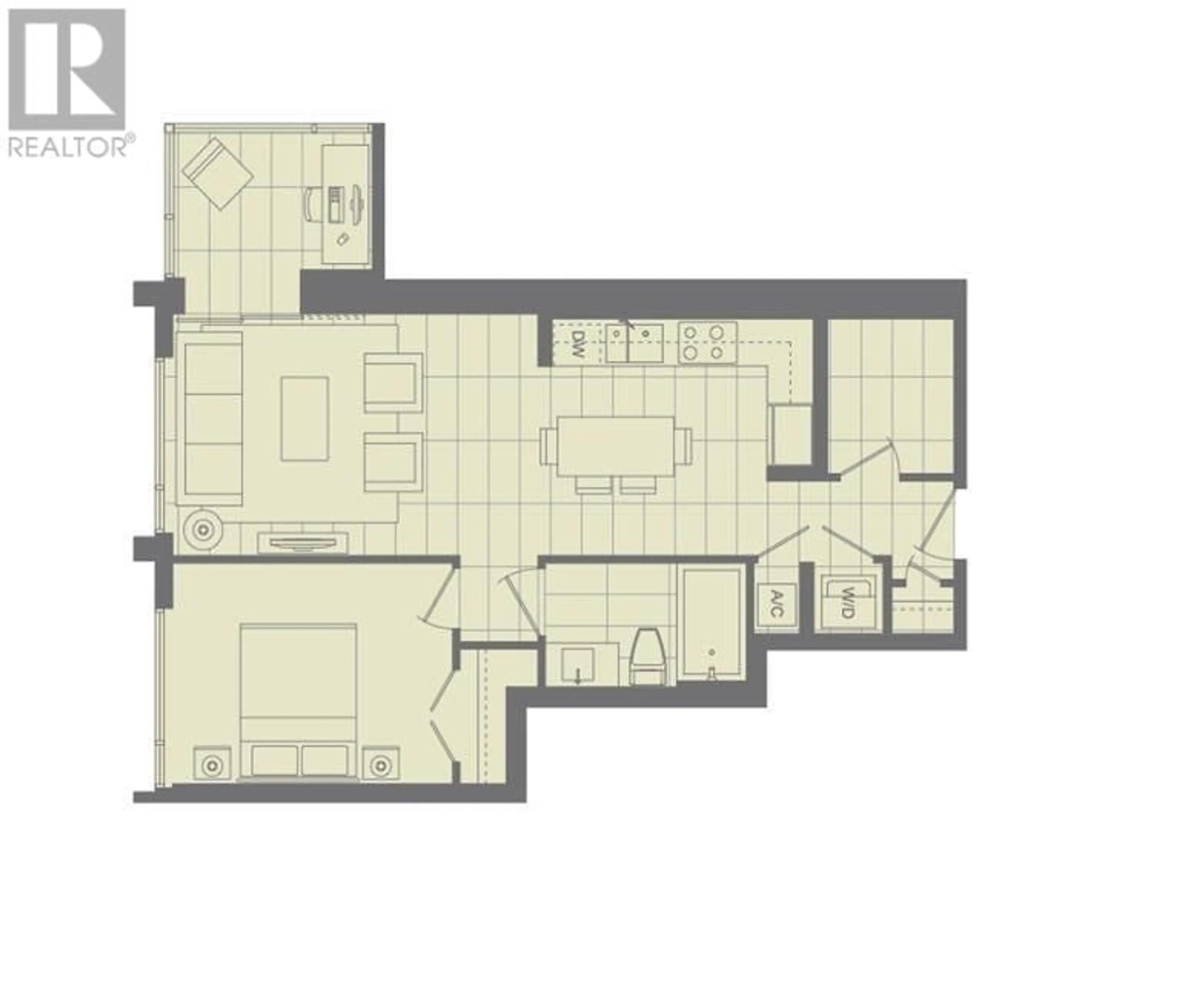 Floor plan for 809 - 1028 BARCLAY STREET, Vancouver British Columbia V6E0B1