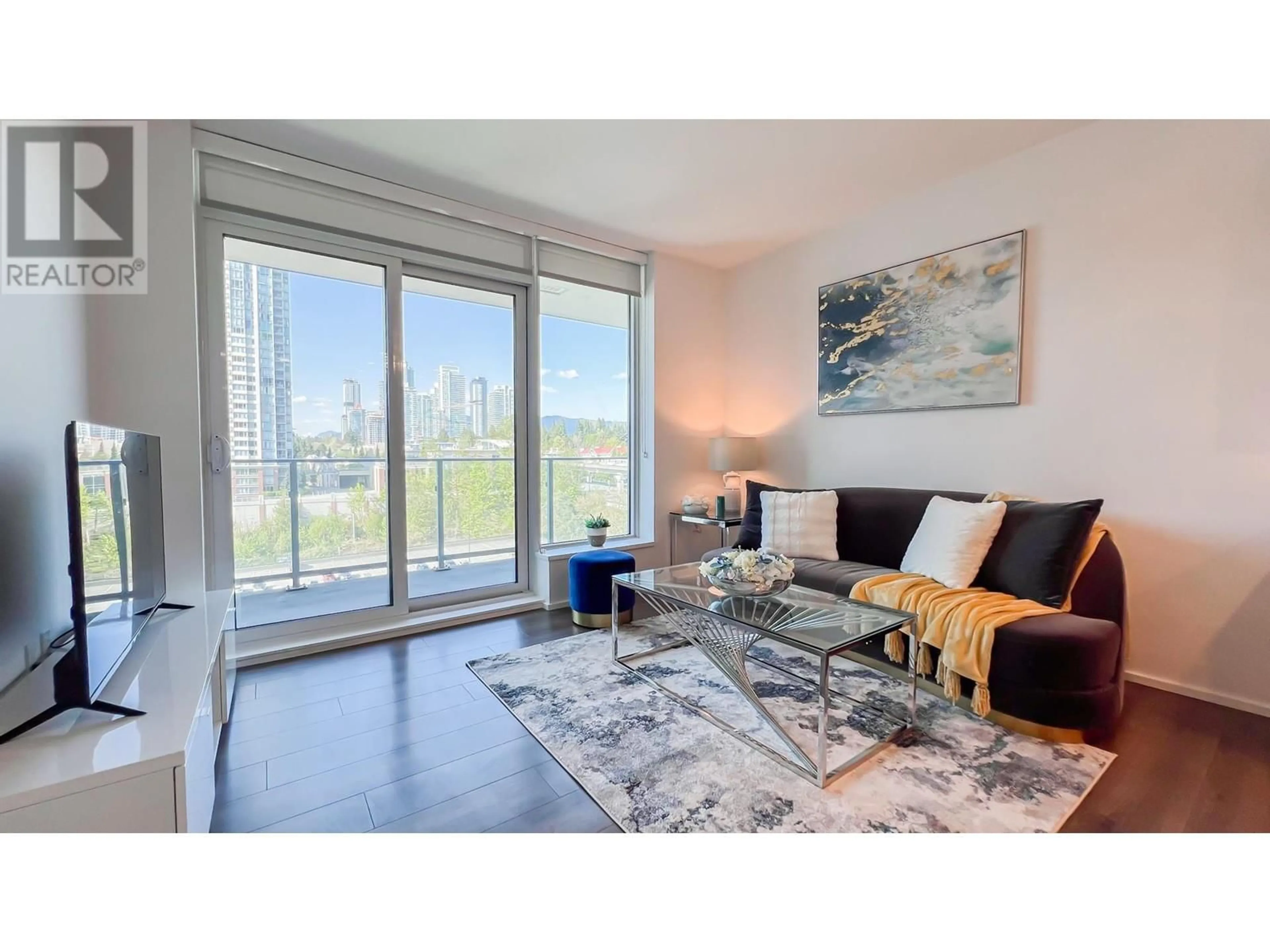 Living room with furniture, unknown for 710 - 3809 EVERGREEN PLACE, Burnaby British Columbia V3J0M1
