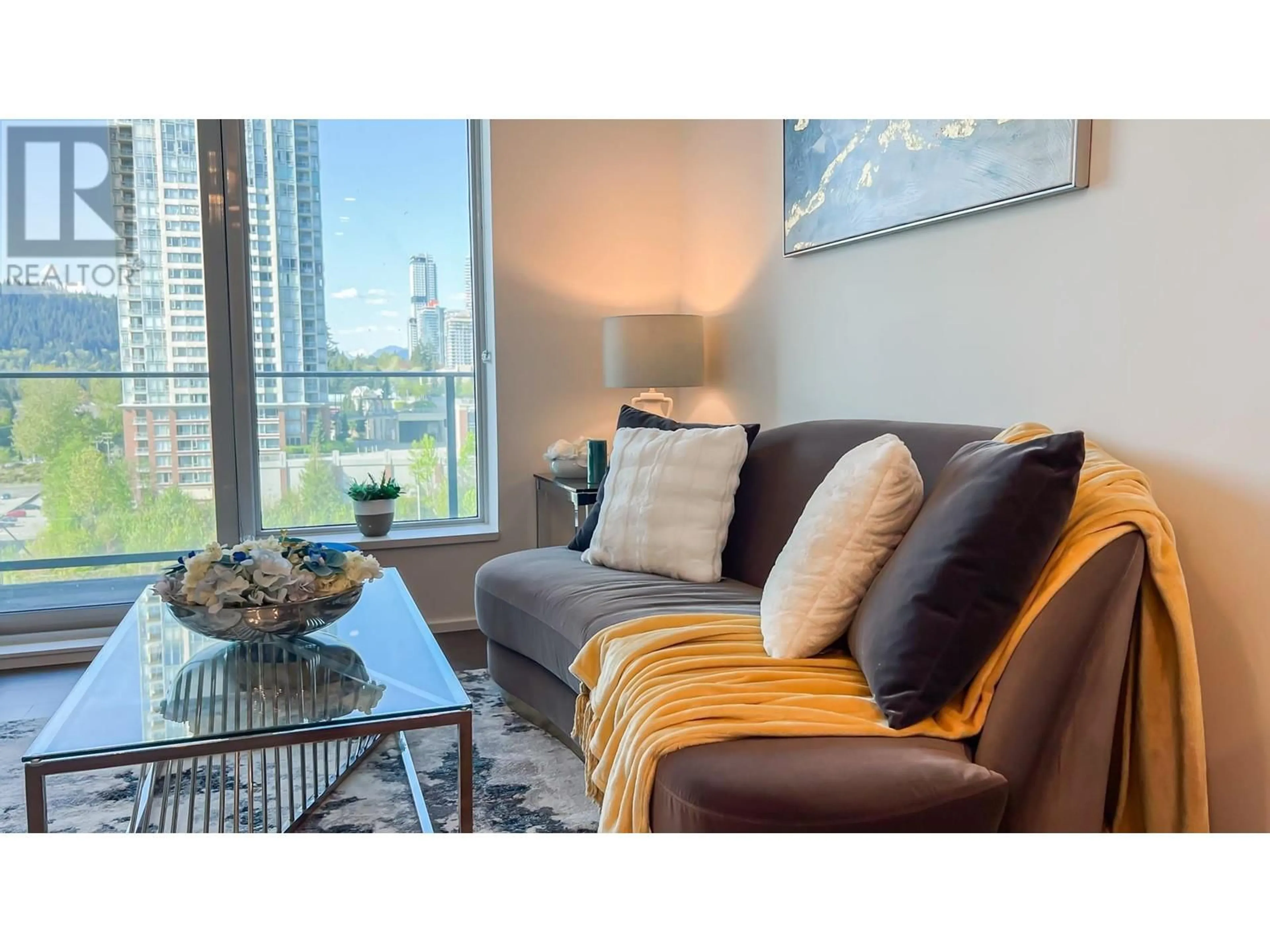 Living room with furniture, unknown for 710 - 3809 EVERGREEN PLACE, Burnaby British Columbia V3J0M1