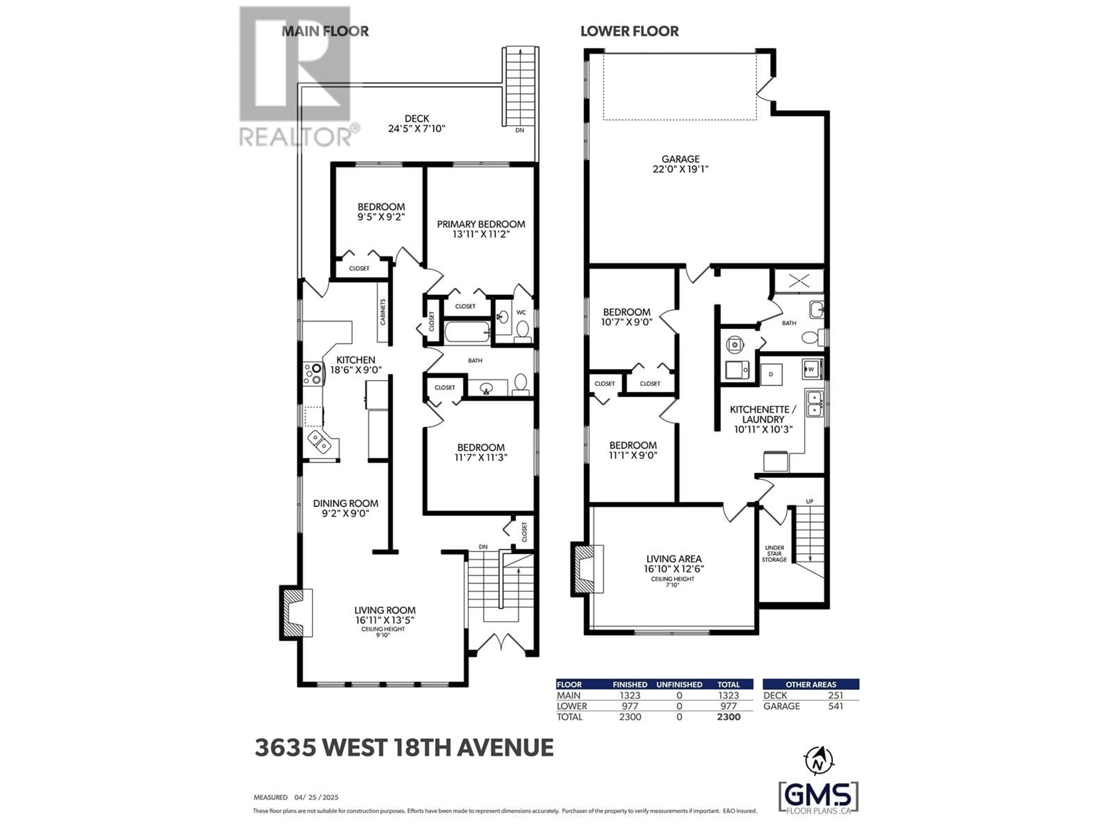 Floor plan for 3635 18TH AVENUE, Vancouver British Columbia V6S1B3