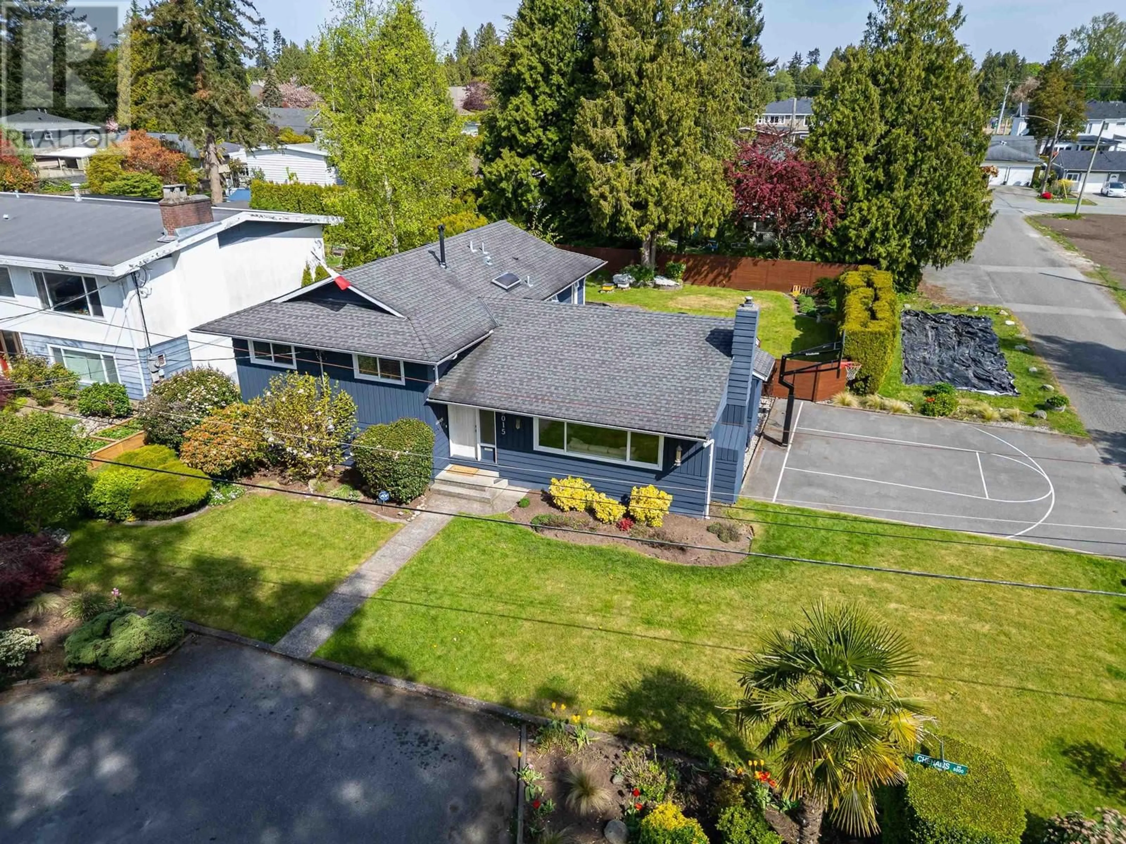 A pic from outside/outdoor area/front of a property/back of a property/a pic from drone, street for 5015 CHEHALIS DRIVE, Delta British Columbia V4M1Y7