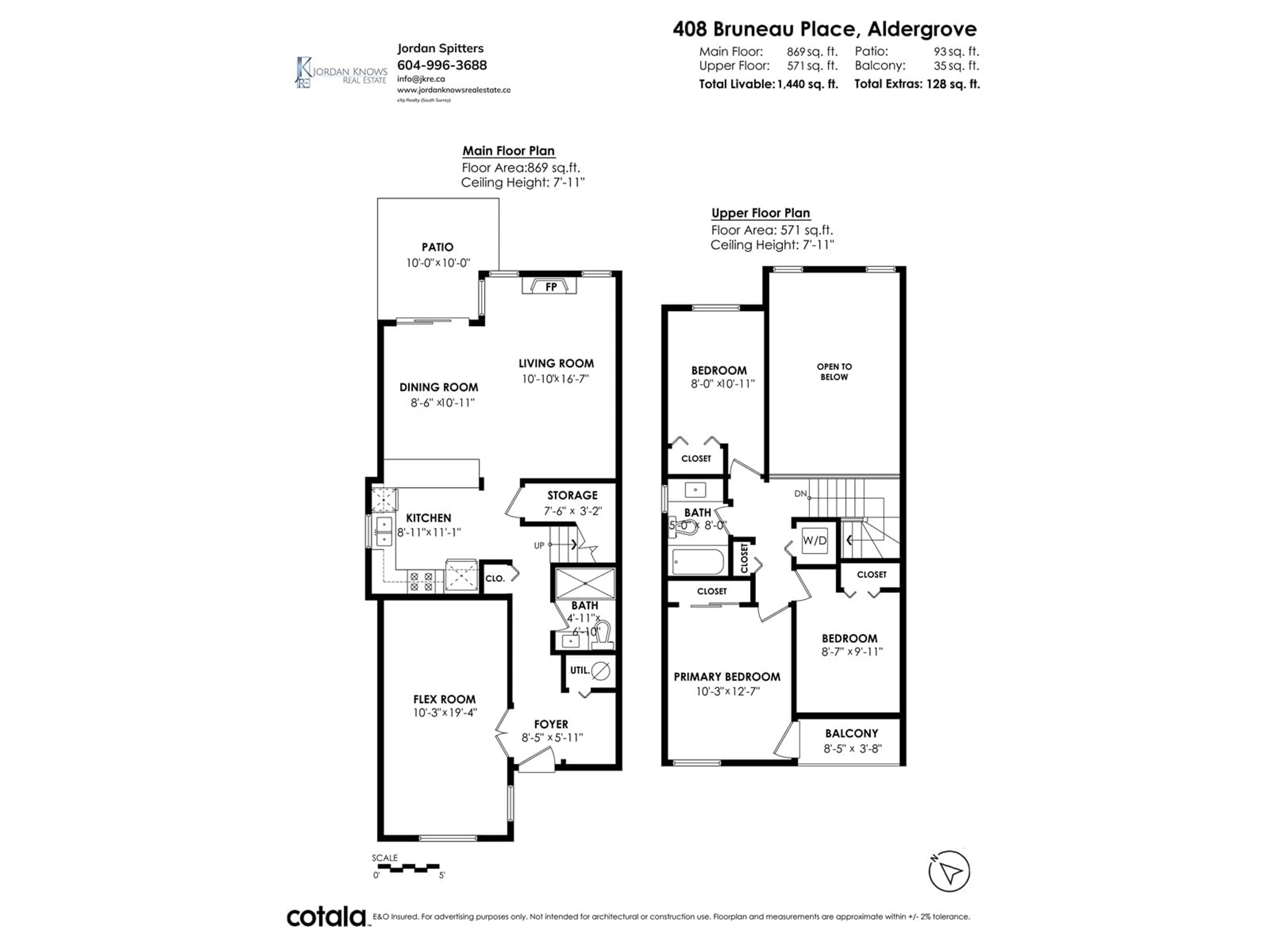 Floor plan for 408 BRUNEAU, Langley British Columbia V4W3K9