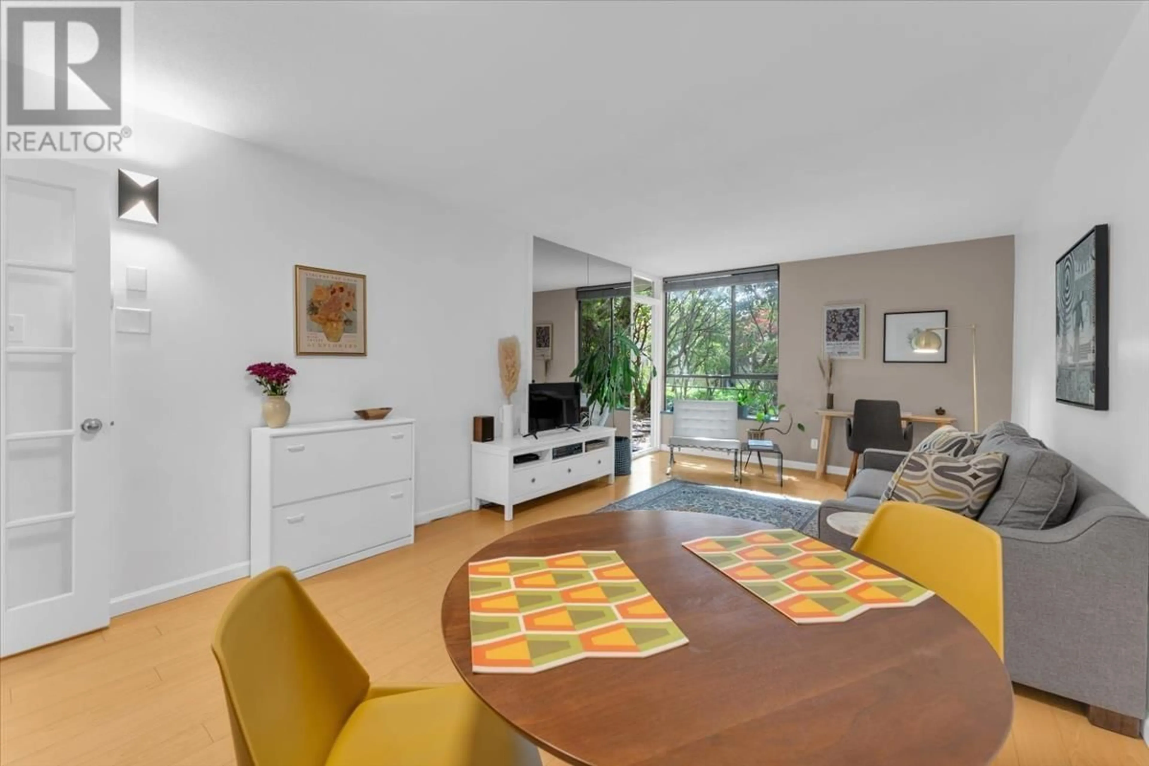 Living room with furniture, unknown for 103 - 3905 SPRINGTREE DRIVE, Vancouver British Columbia V6L3E2