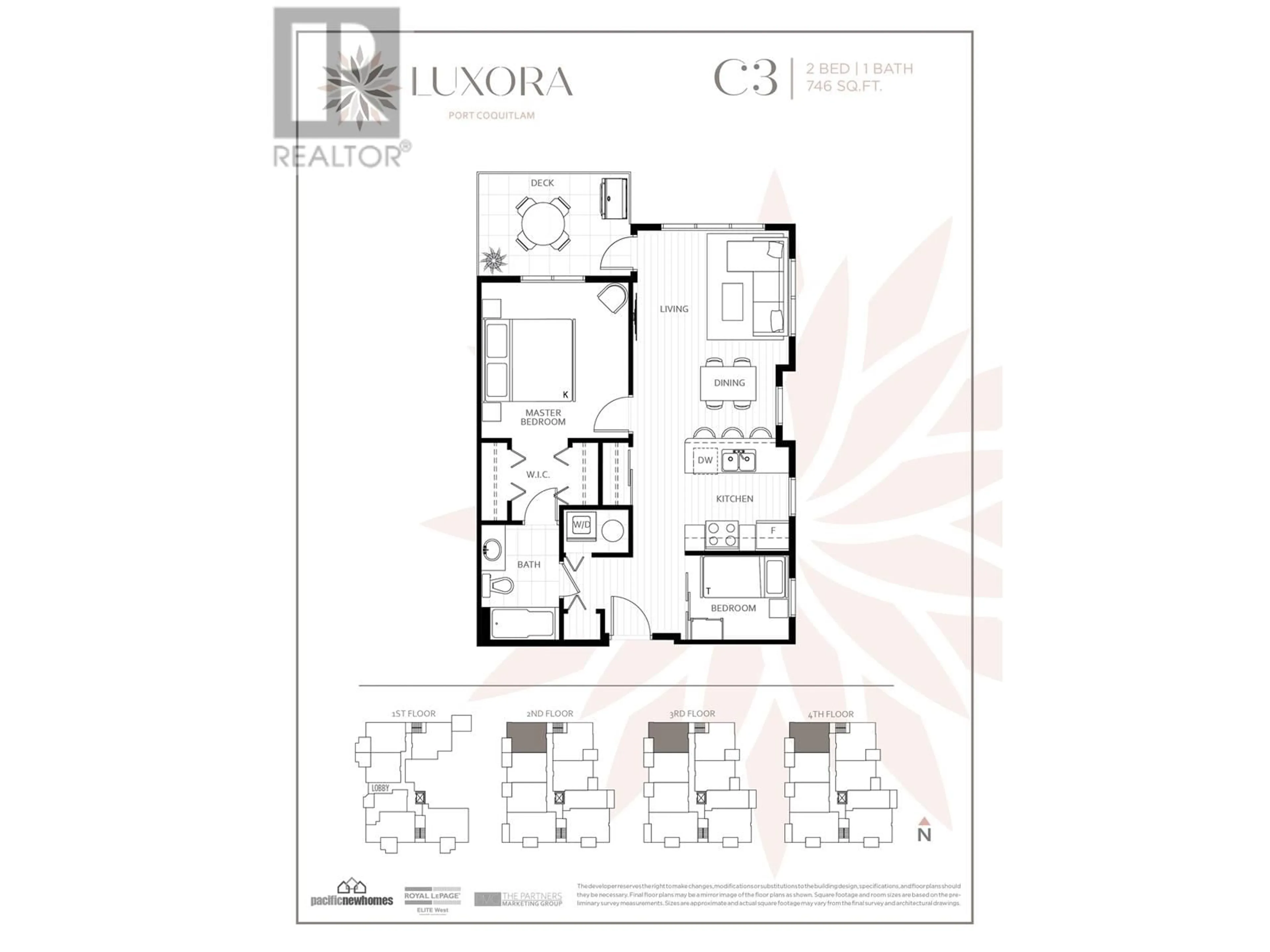 Floor plan for 208 - 2368 SHAUGHNESSY STREET, Port Coquitlam British Columbia V0V0V0