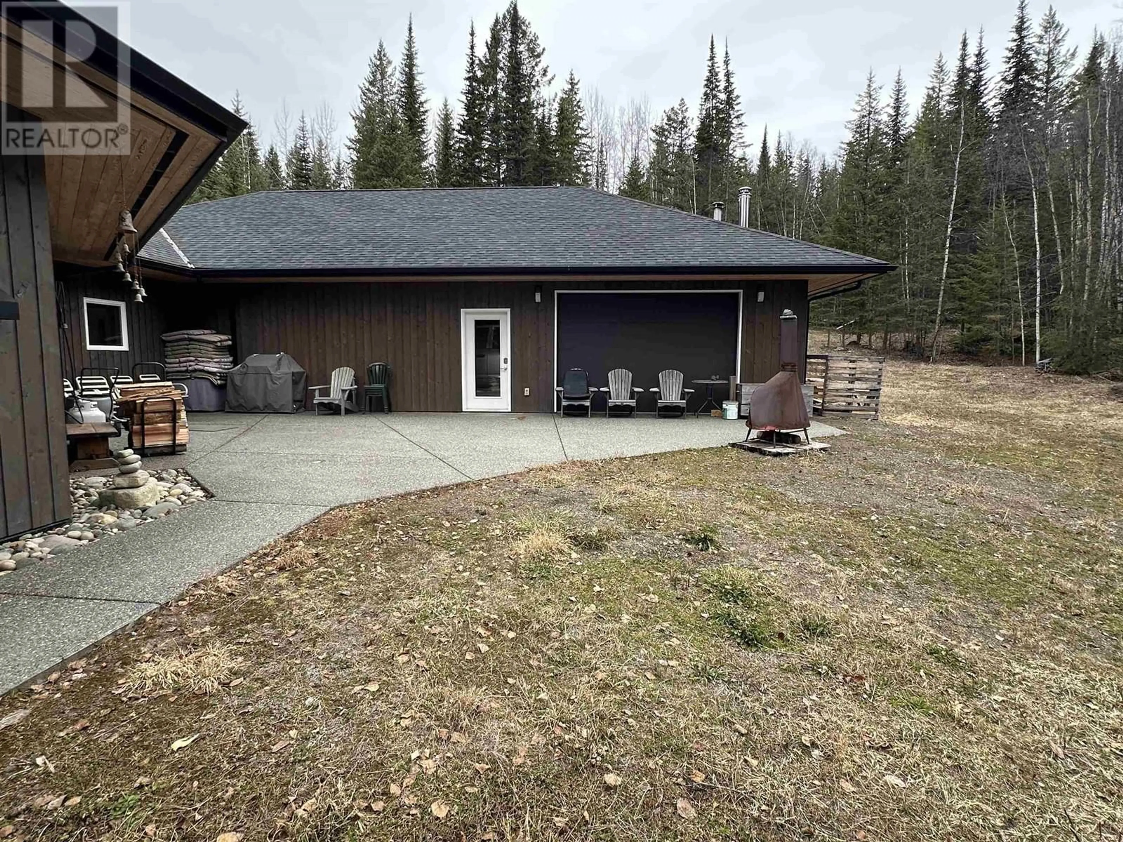 A pic from outside/outdoor area/front of a property/back of a property/a pic from drone, unknown for 3451 HATCHERY ROAD, Horsefly British Columbia V0L1L0