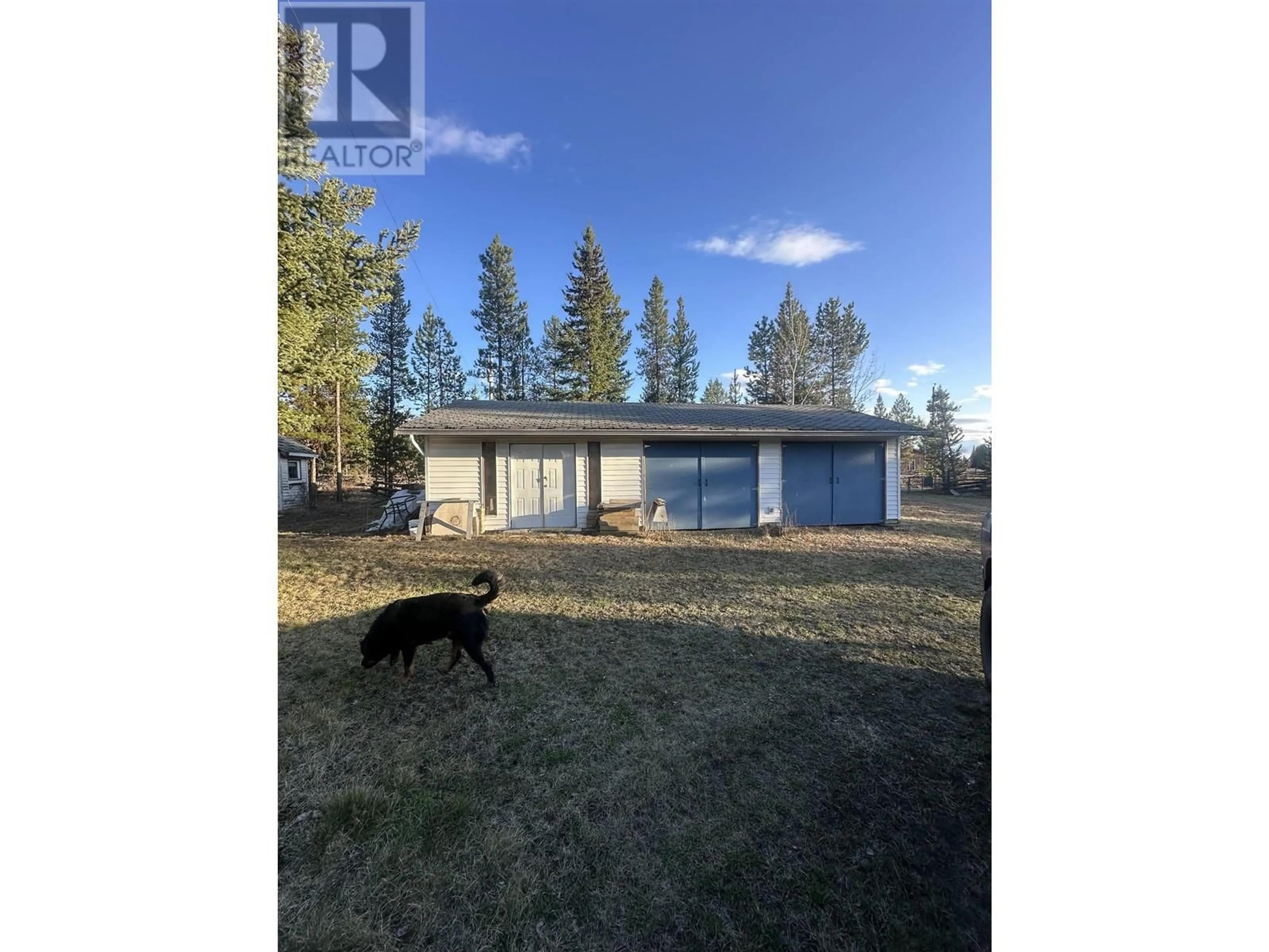 A pic from outside/outdoor area/front of a property/back of a property/a pic from drone, unknown for 6649 RAYFIELD ROAD, 70 Mile House British Columbia V0K2K0