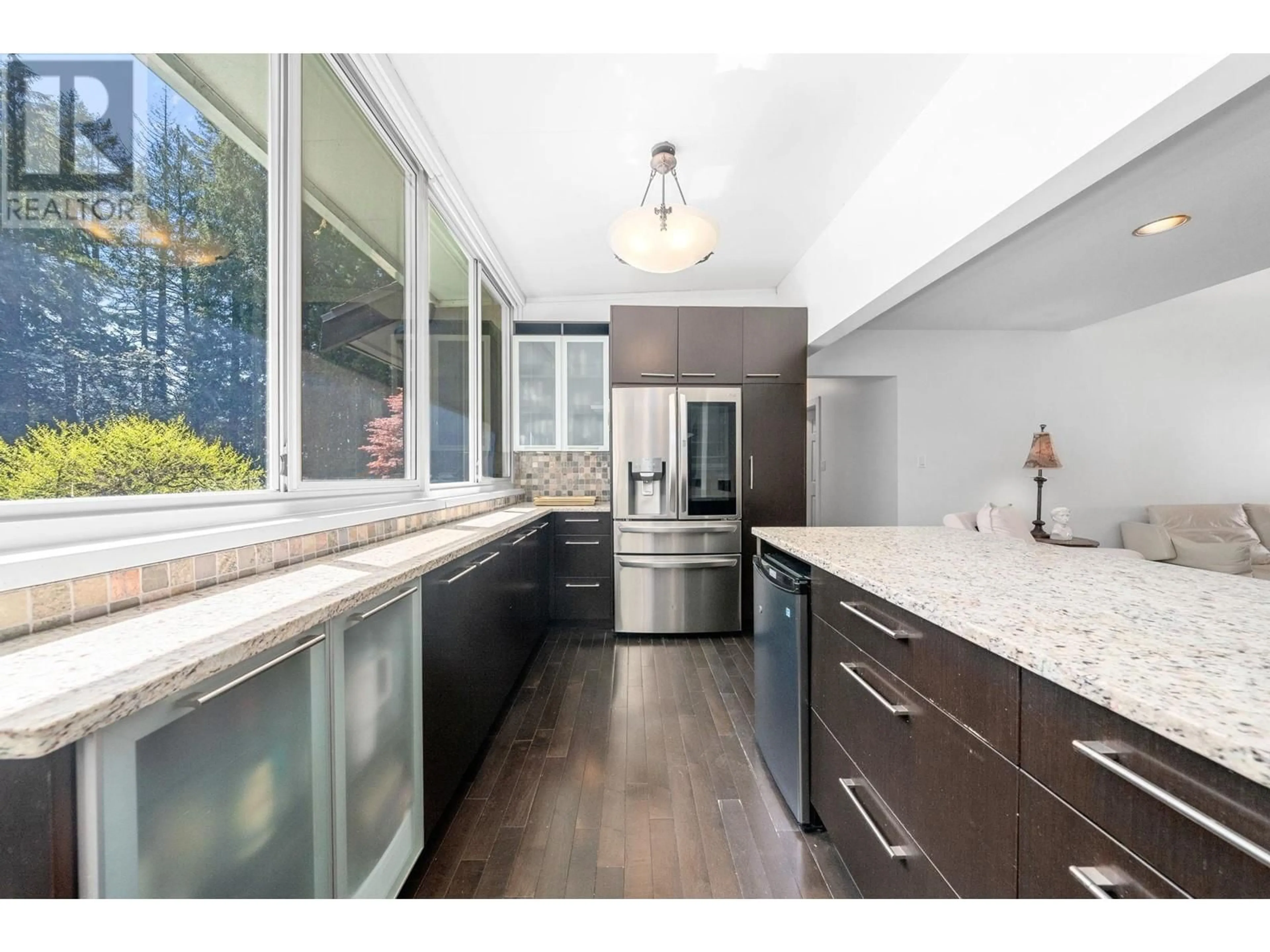 Open concept kitchen, ceramic/tile floor for 4869 CAPILANO ROAD, North Vancouver British Columbia V7R4K4
