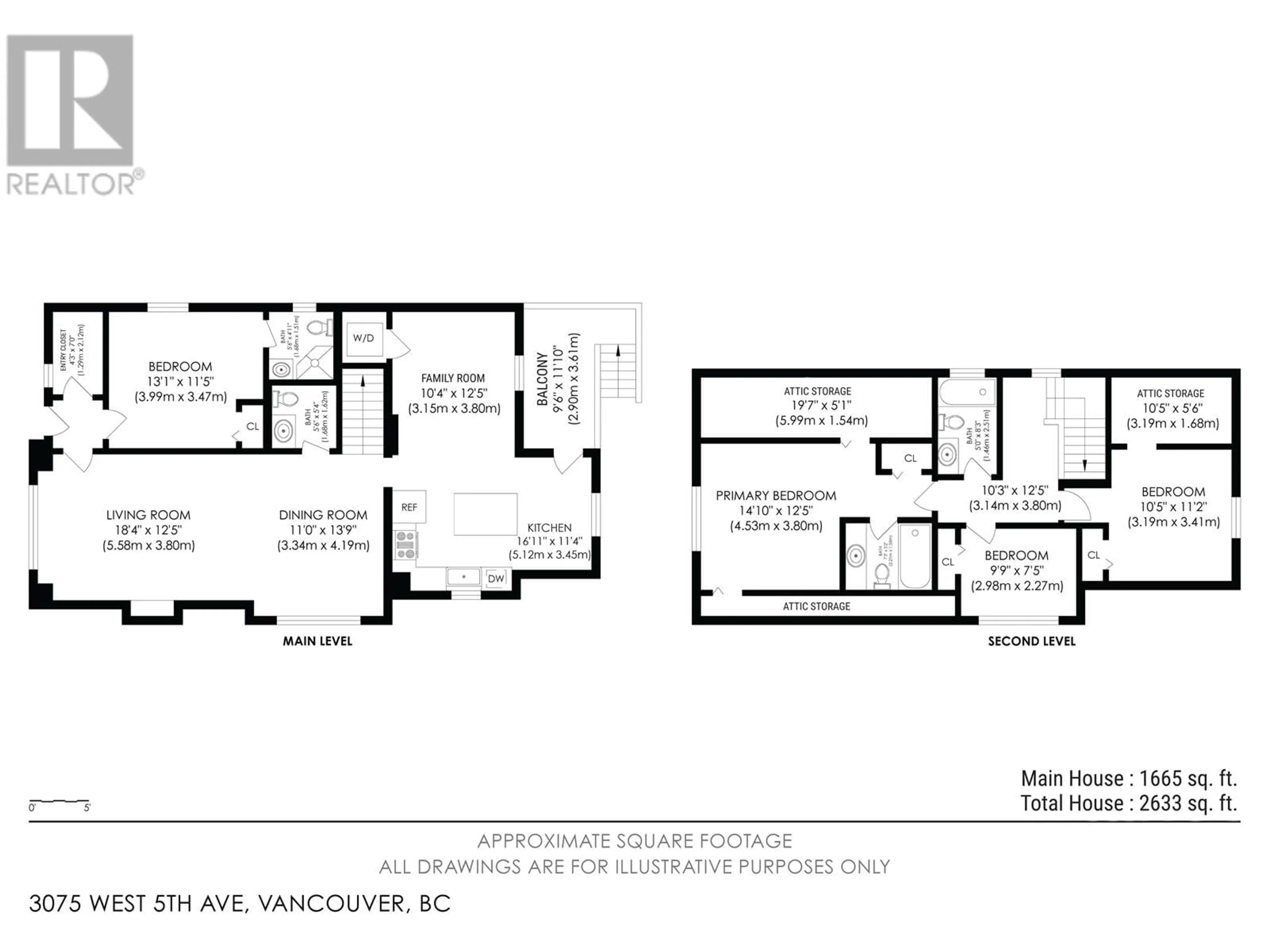 Floor plan for 3075 5TH AVENUE, Vancouver British Columbia V6K1T8