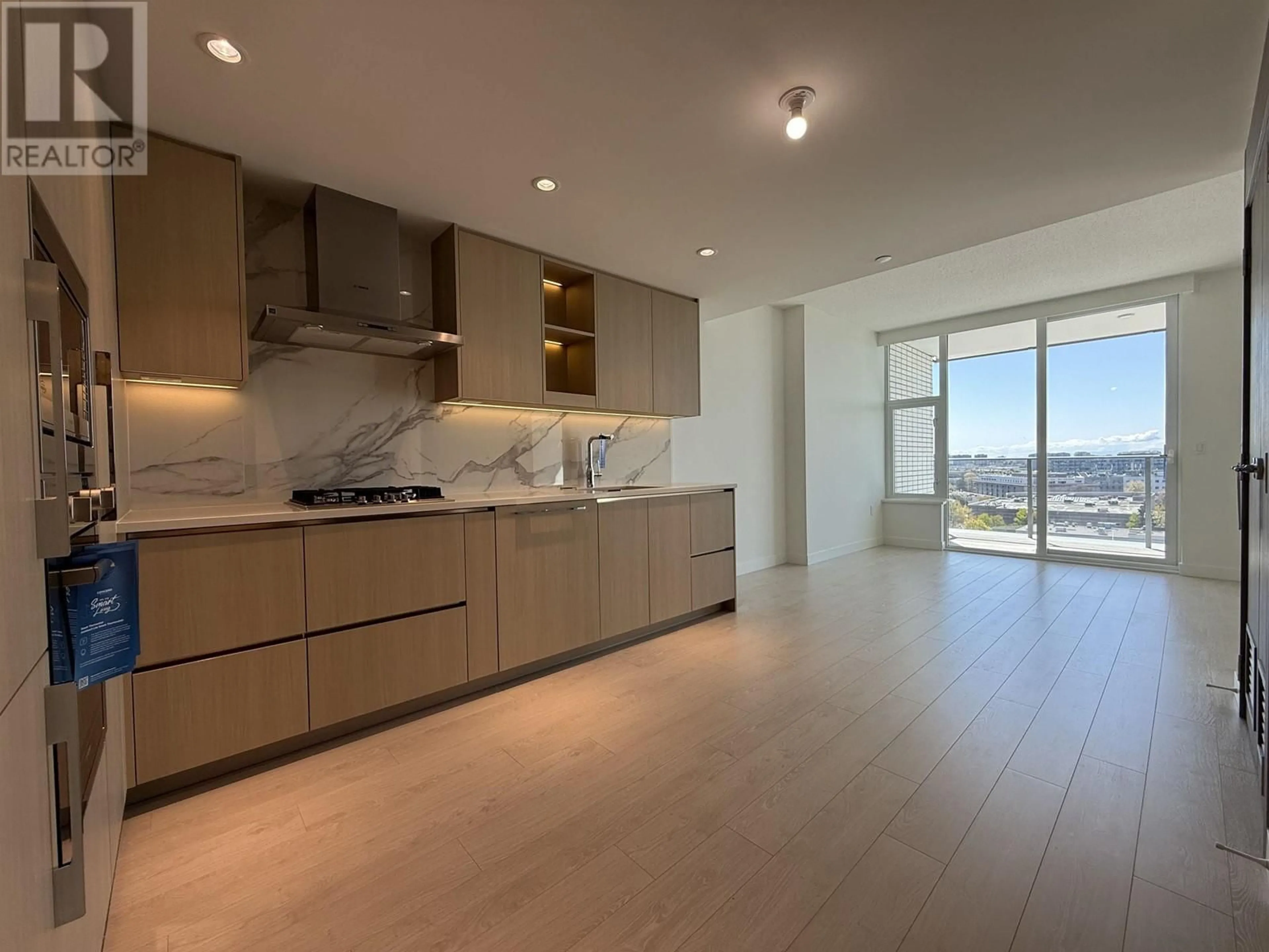 Open concept kitchen, ceramic/tile floor for 1107 - 8611 HAZELBRIDGE WAY, Richmond British Columbia V6X0W8