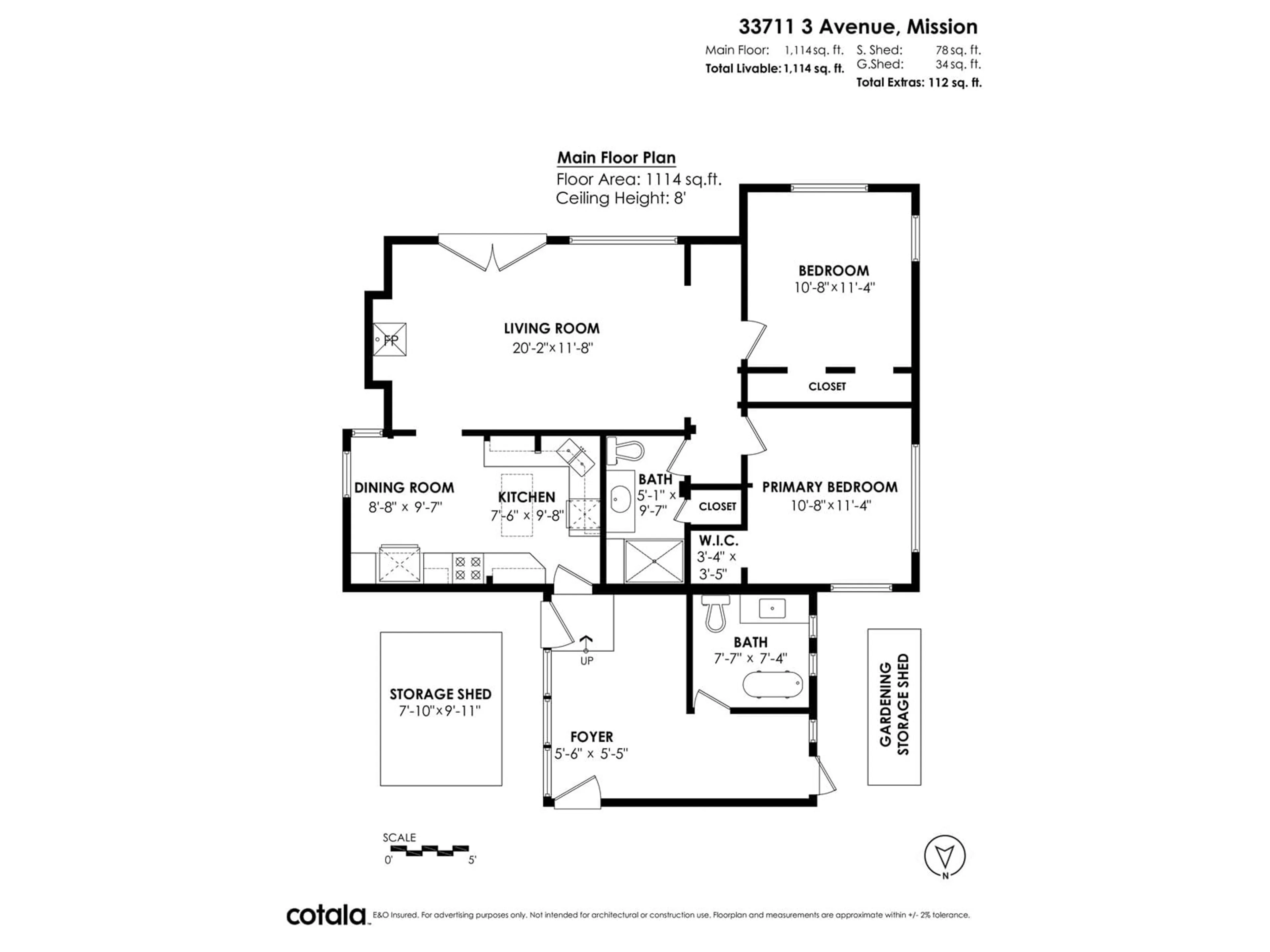 Floor plan for 33711 3RD, Mission British Columbia V2V1R1