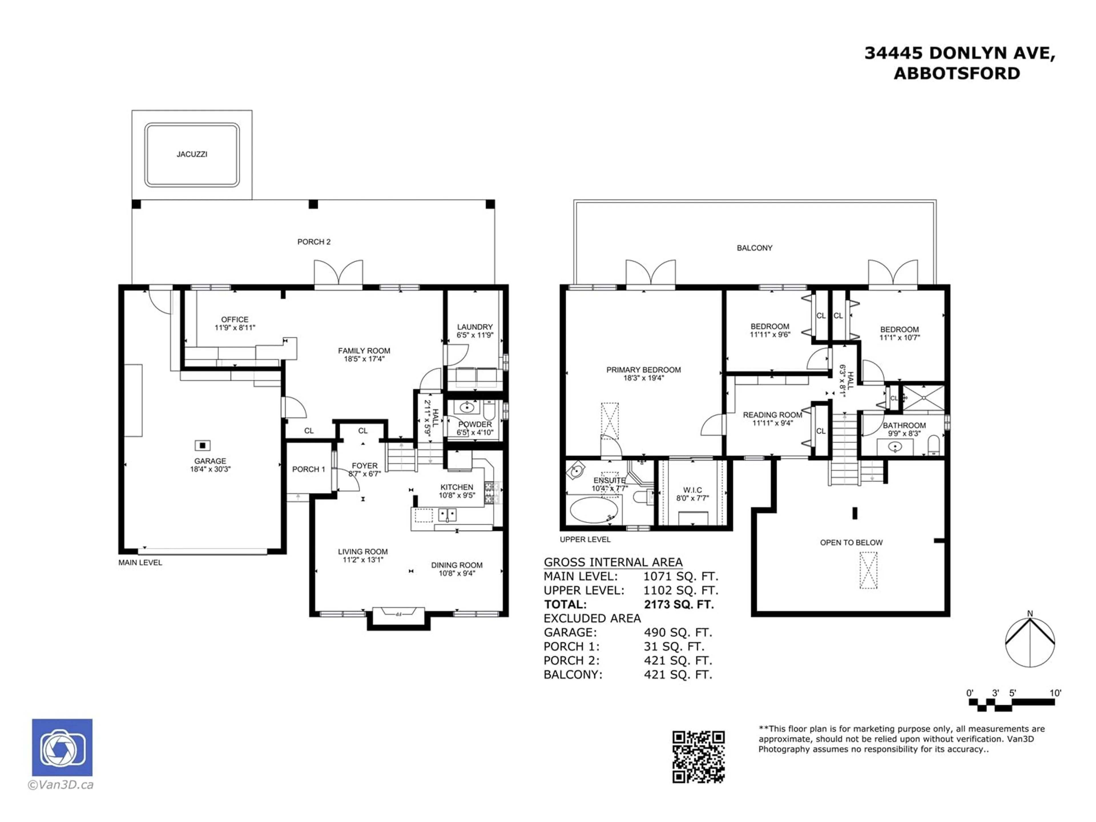 Floor plan for 34445 DONLYN, Abbotsford British Columbia V2S4W6