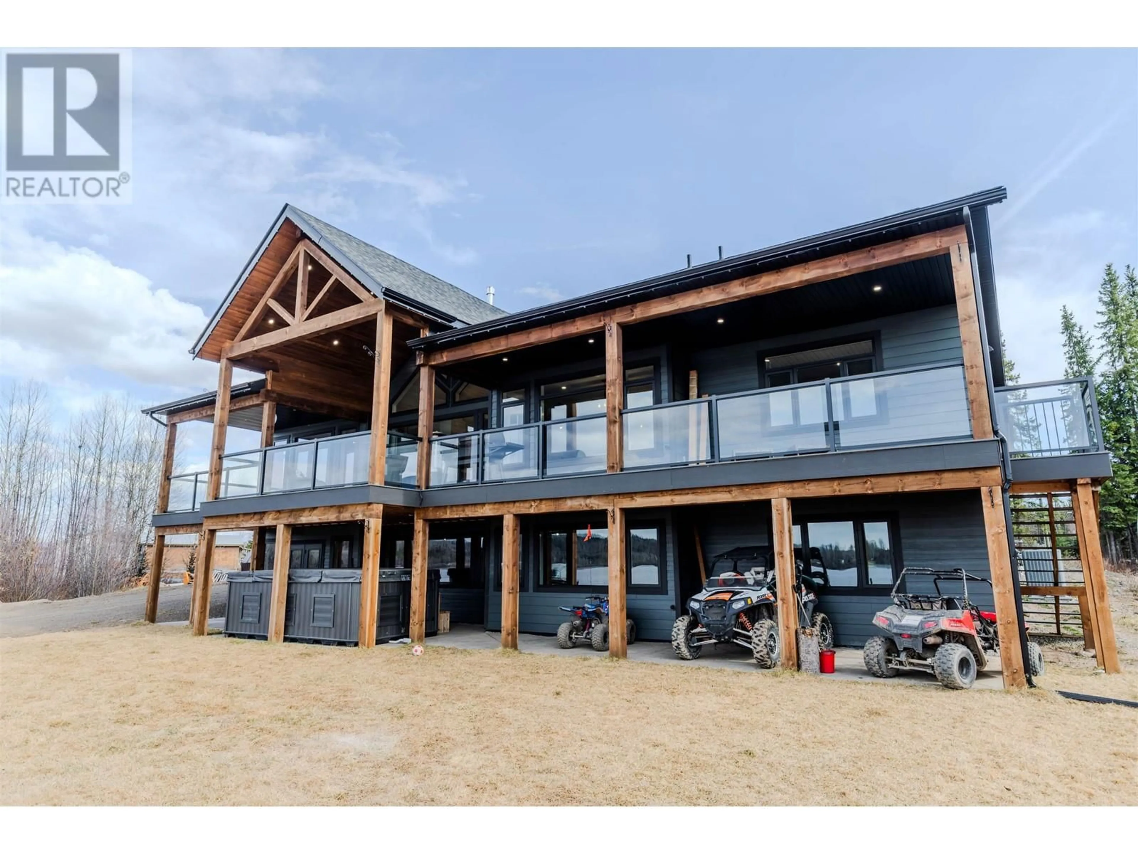 A pic from outside/outdoor area/front of a property/back of a property/a pic from drone, building for 420 NOURSE SUBDIVISION 1 ROAD, Burns Lake British Columbia V0J1E2