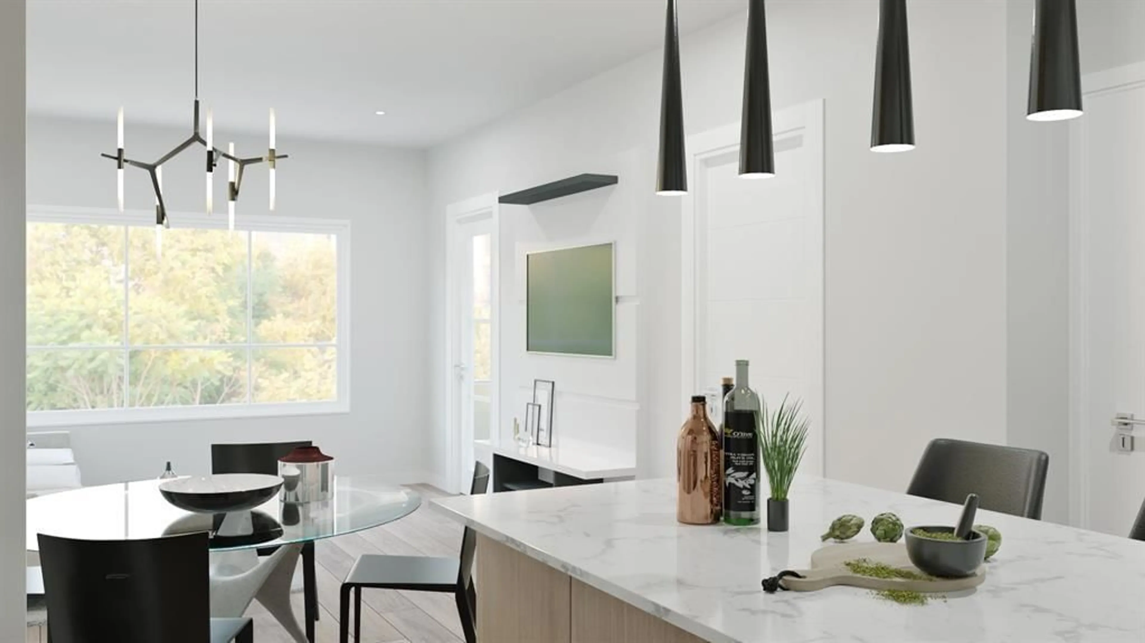 Contemporary kitchen, ceramic/tile floor for 202 - 10786 140, Surrey British Columbia V0V0V0