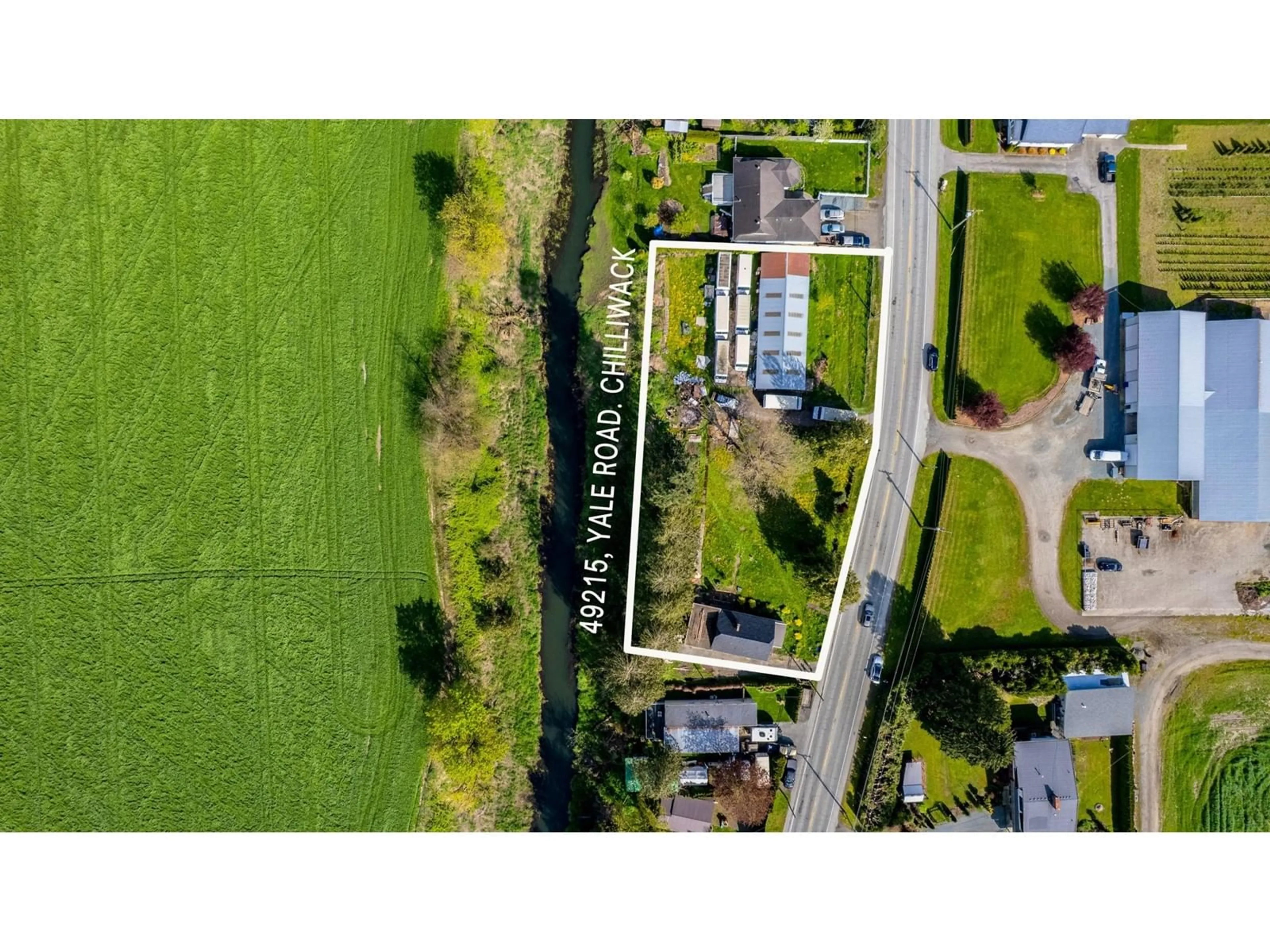 A pic from outside/outdoor area/front of a property/back of a property/a pic from drone, unknown for 49215 YALE ROAD, Chilliwack British Columbia V4Z0B2