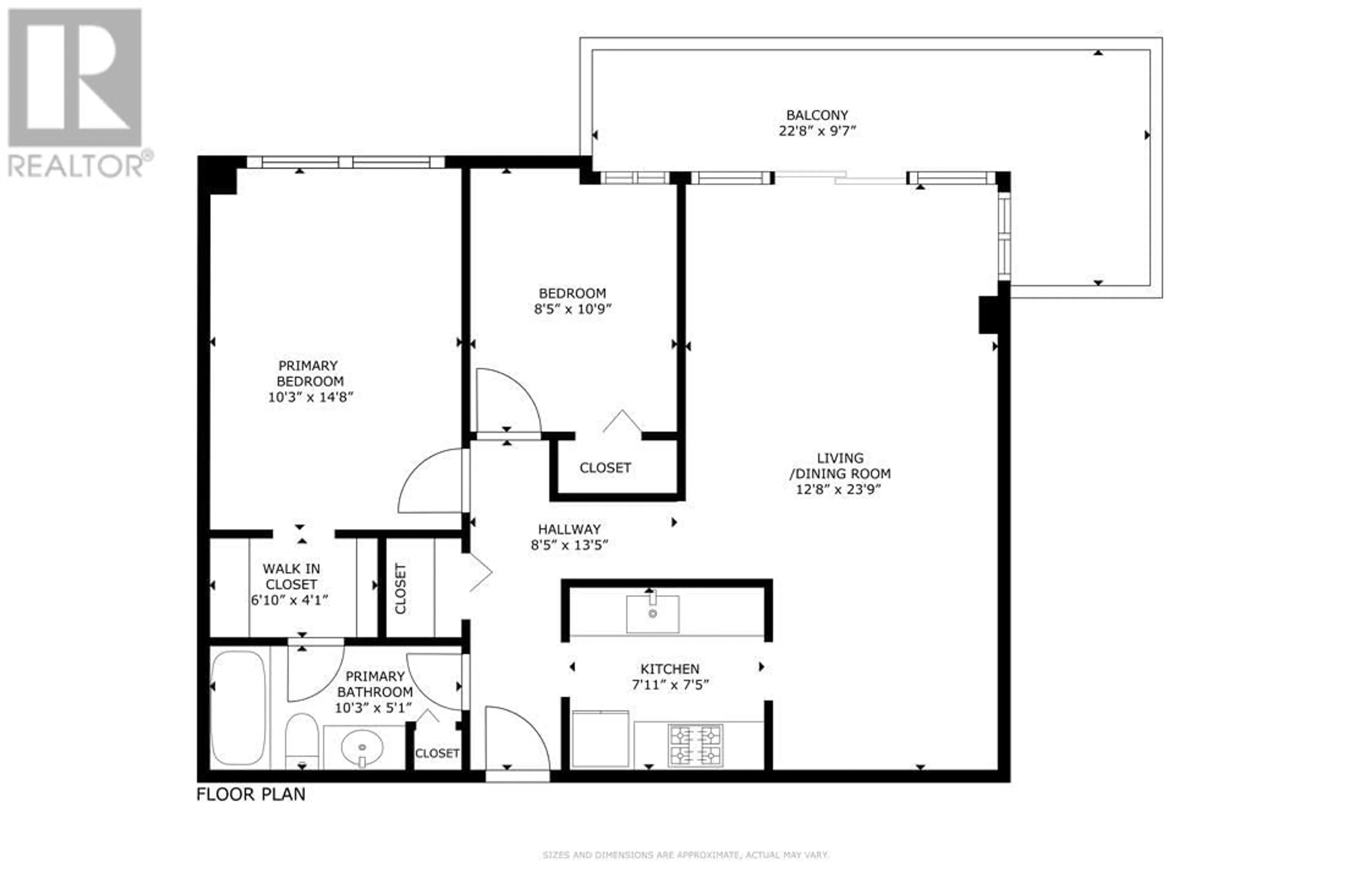 Floor plan for 510 - 9320 PARKSVILLE DRIVE, Richmond British Columbia V7E4W2