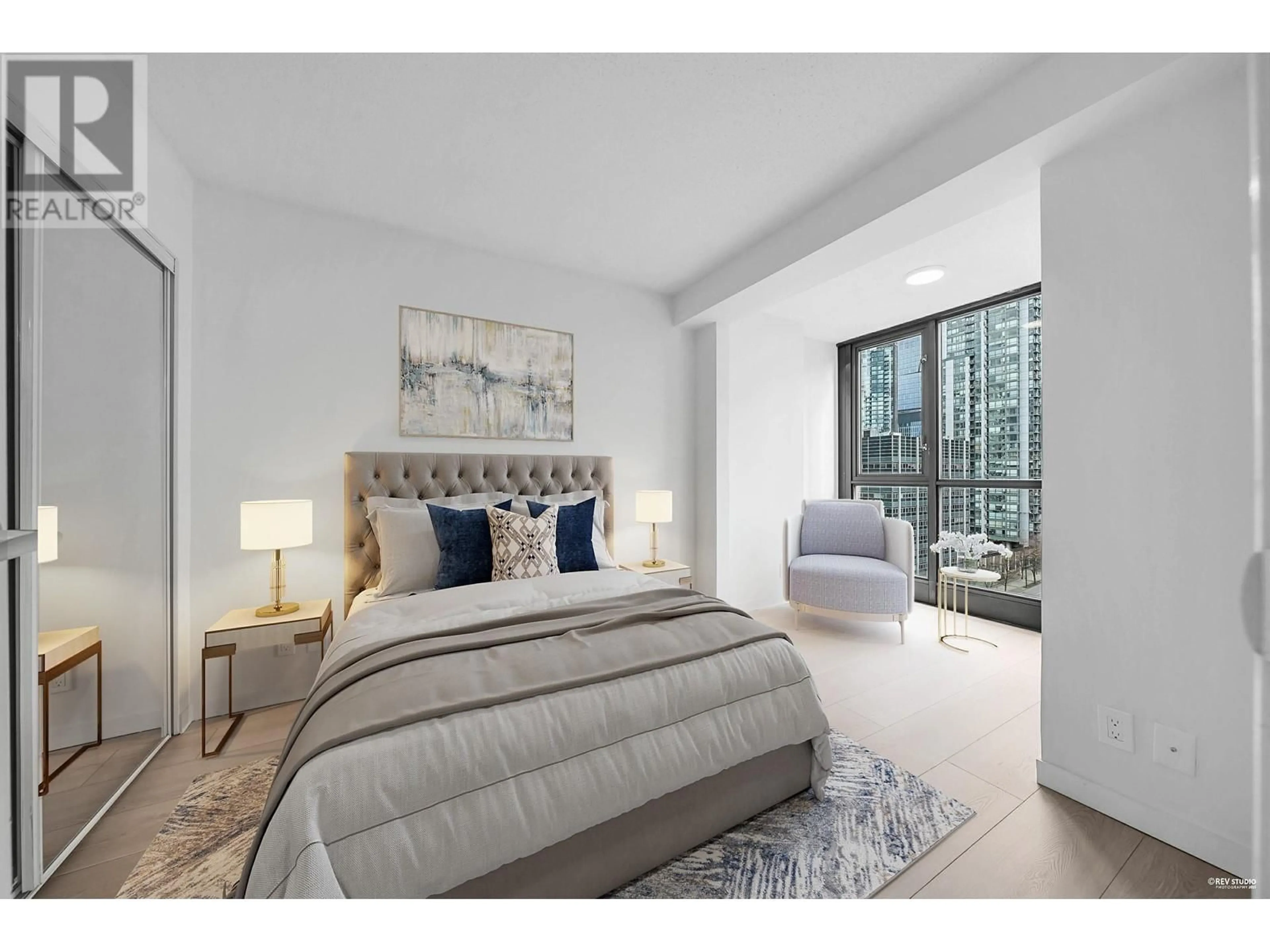 Bedroom with bed, unknown for 1106 - 1367 ALBERNI STREET, Vancouver British Columbia V6E4R9