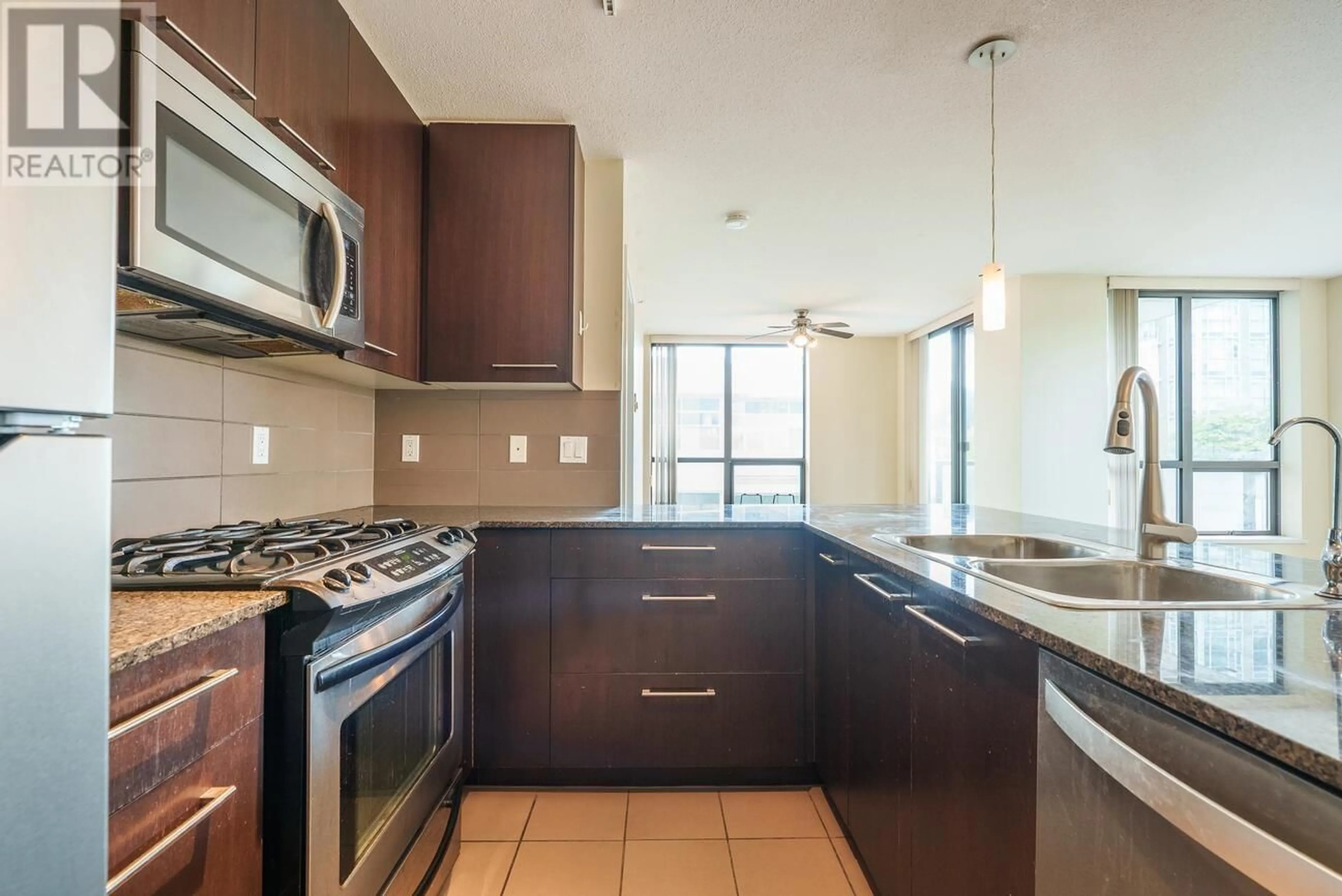 Standard kitchen, ceramic/tile floor for 505 - 2979 GLEN DRIVE, Coquitlam British Columbia V3B0B2