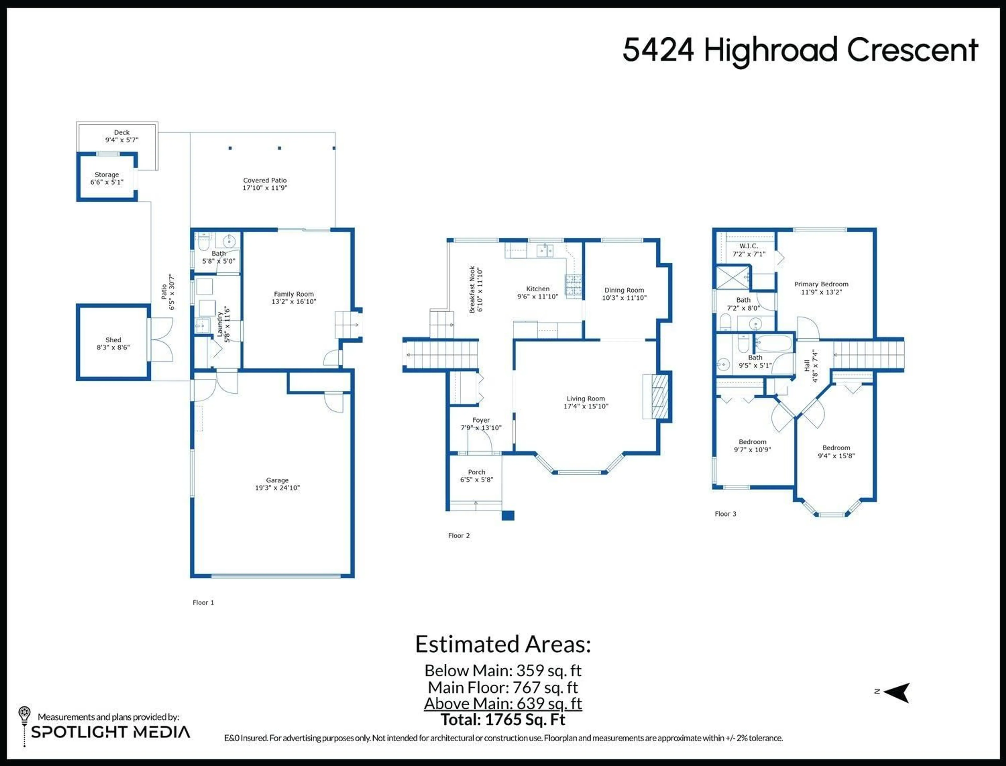 Floor plan for 5424 HIGHROAD CRESCENT, Chilliwack British Columbia V2R3Y1