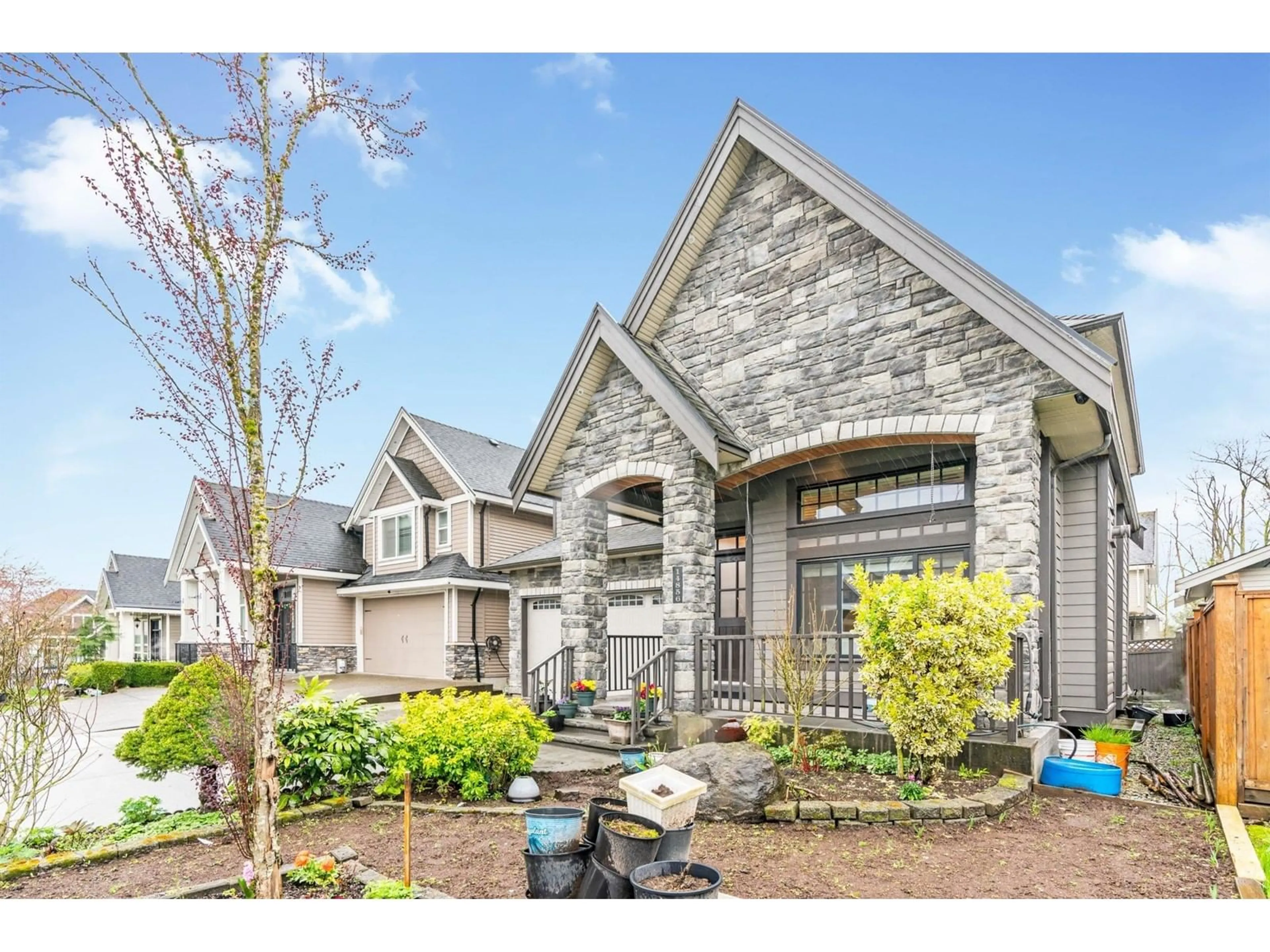 Home with brick exterior material, street for 14856 70B, Surrey British Columbia V3S2X3