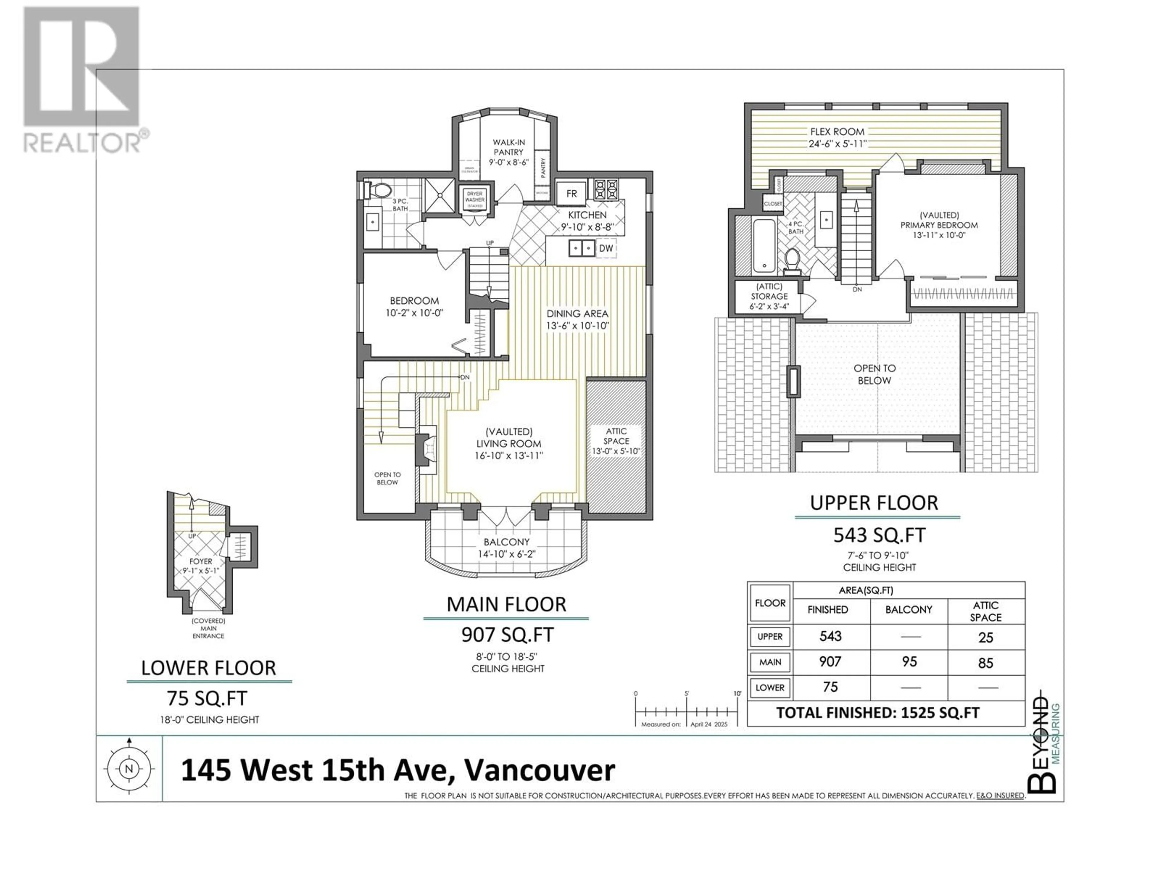 Floor plan for 145 15TH AVENUE, Vancouver British Columbia V5Y1X8
