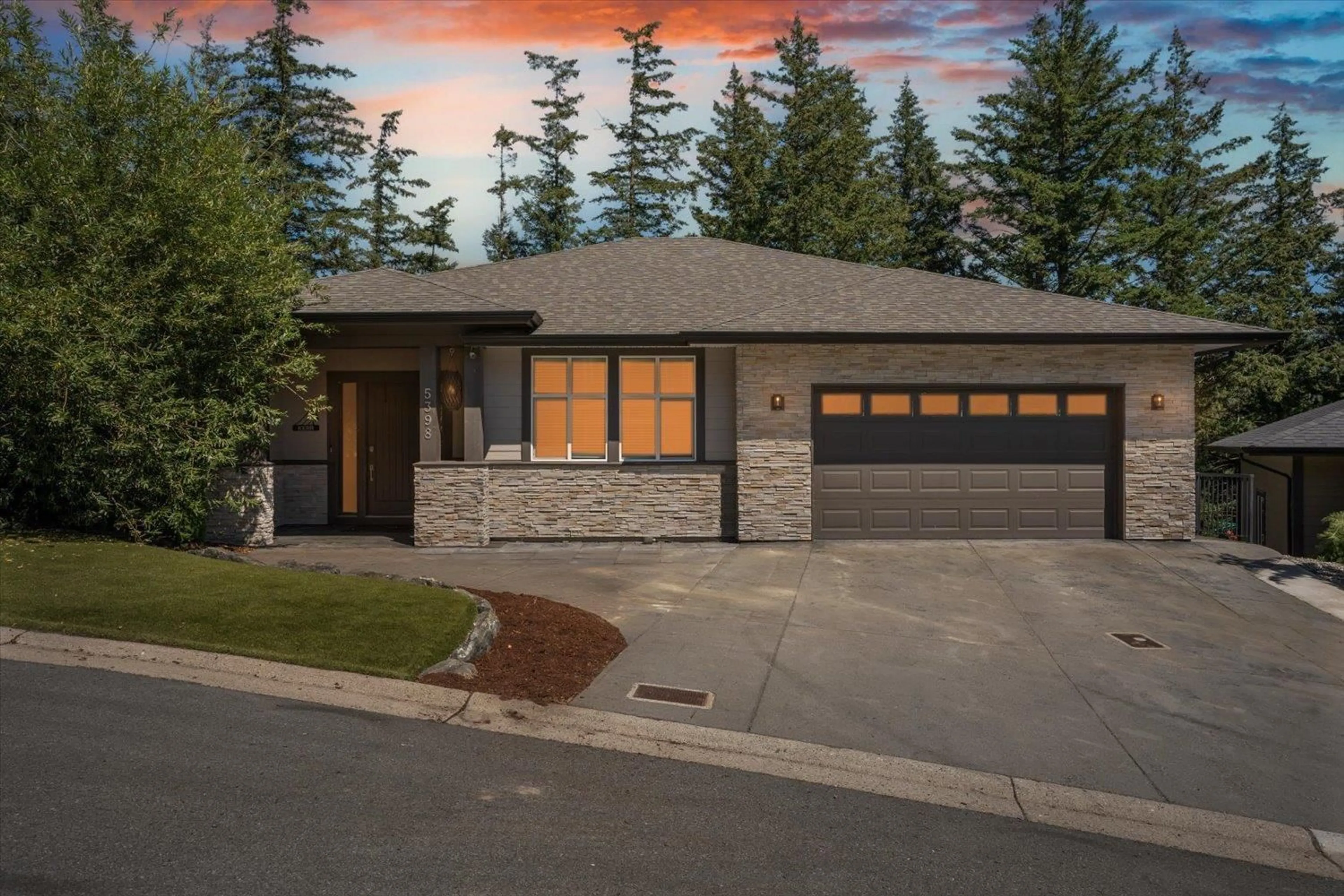 Home with brick exterior material, street for 5398 ABBEY CRESCENT, Chilliwack British Columbia V2R0J6
