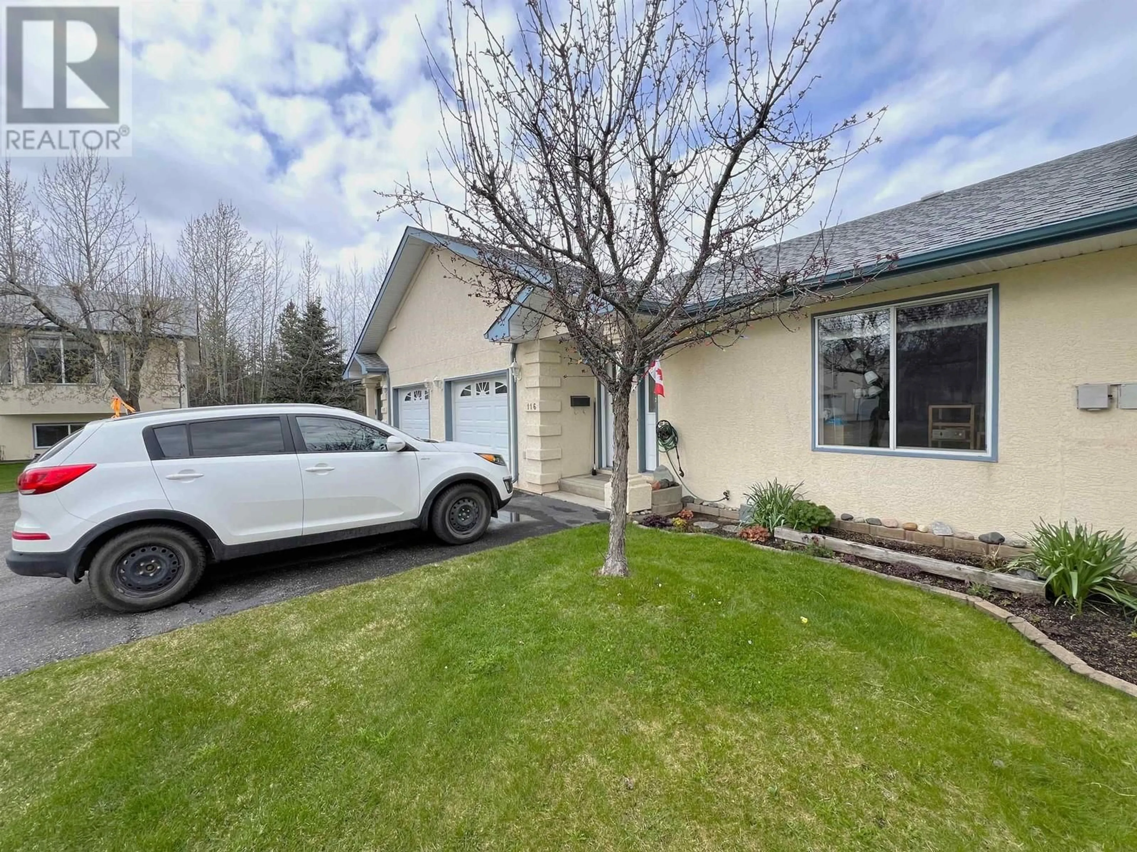 A pic from outside/outdoor area/front of a property/back of a property/a pic from drone, street for 116 - 6807 WESTGATE AVENUE, Prince George British Columbia V2N5T8