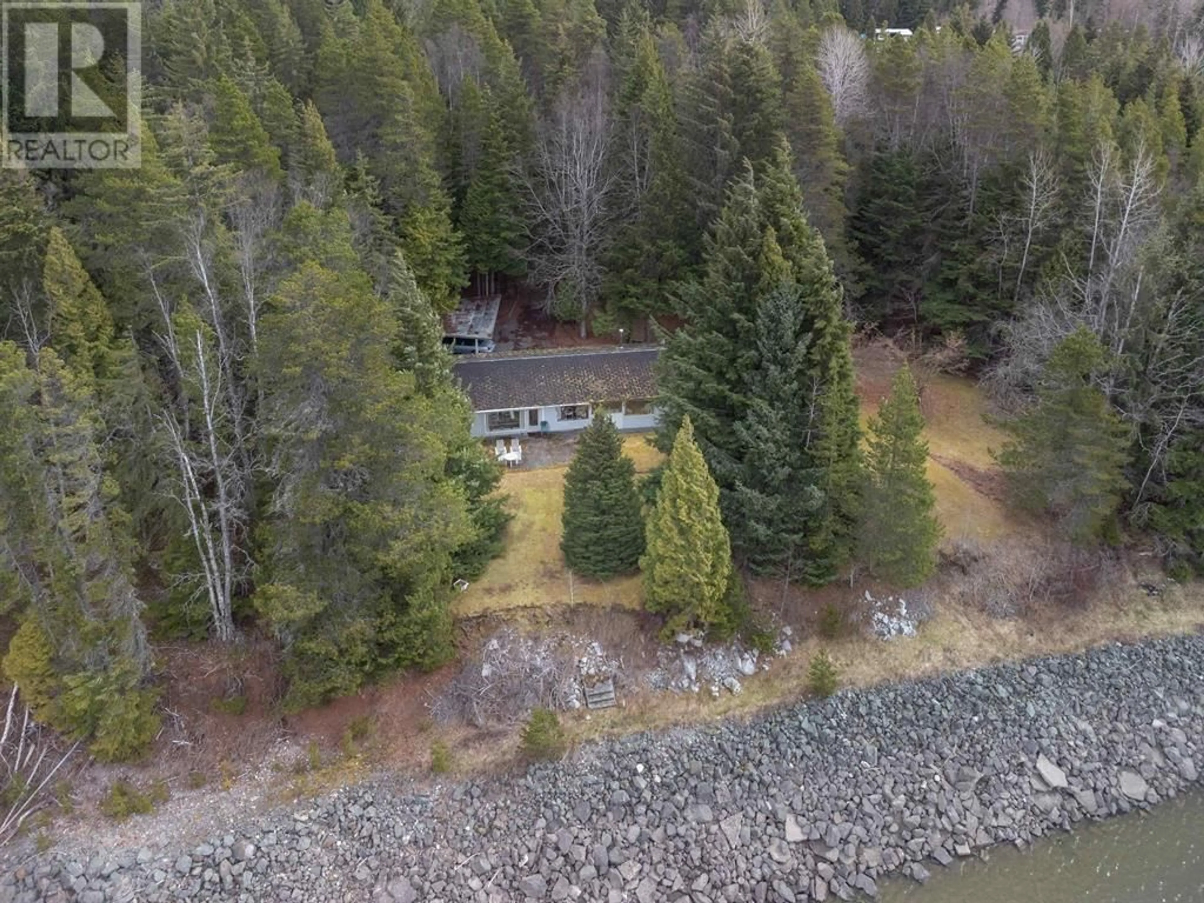 A pic from outside/outdoor area/front of a property/back of a property/a pic from drone, water/lake/river/ocean view for 2707 SKEENA STREET, Terrace British Columbia V8G3K3