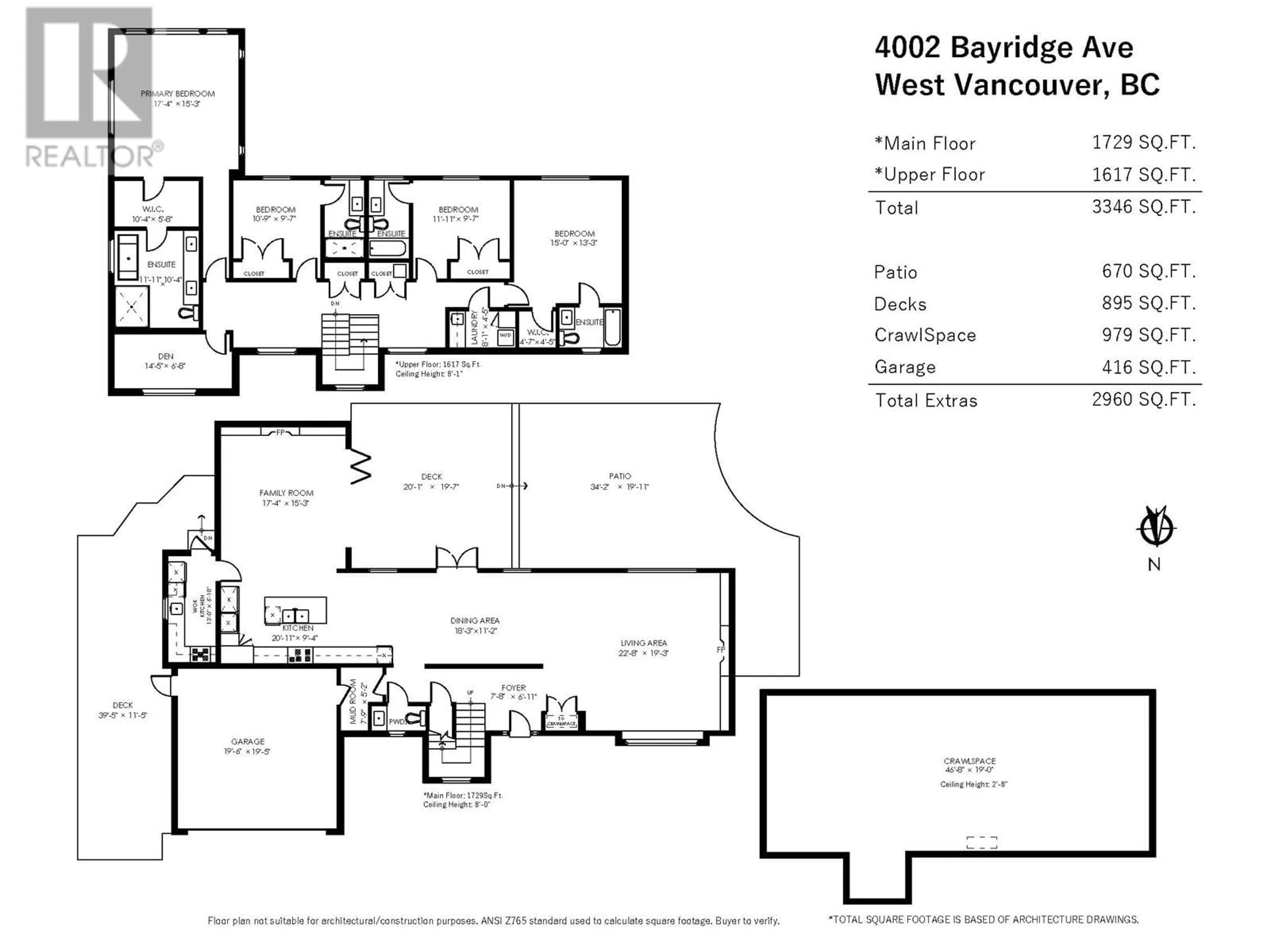 Floor plan for 4002 BAYRIDGE AVENUE, West Vancouver British Columbia V7V3J5