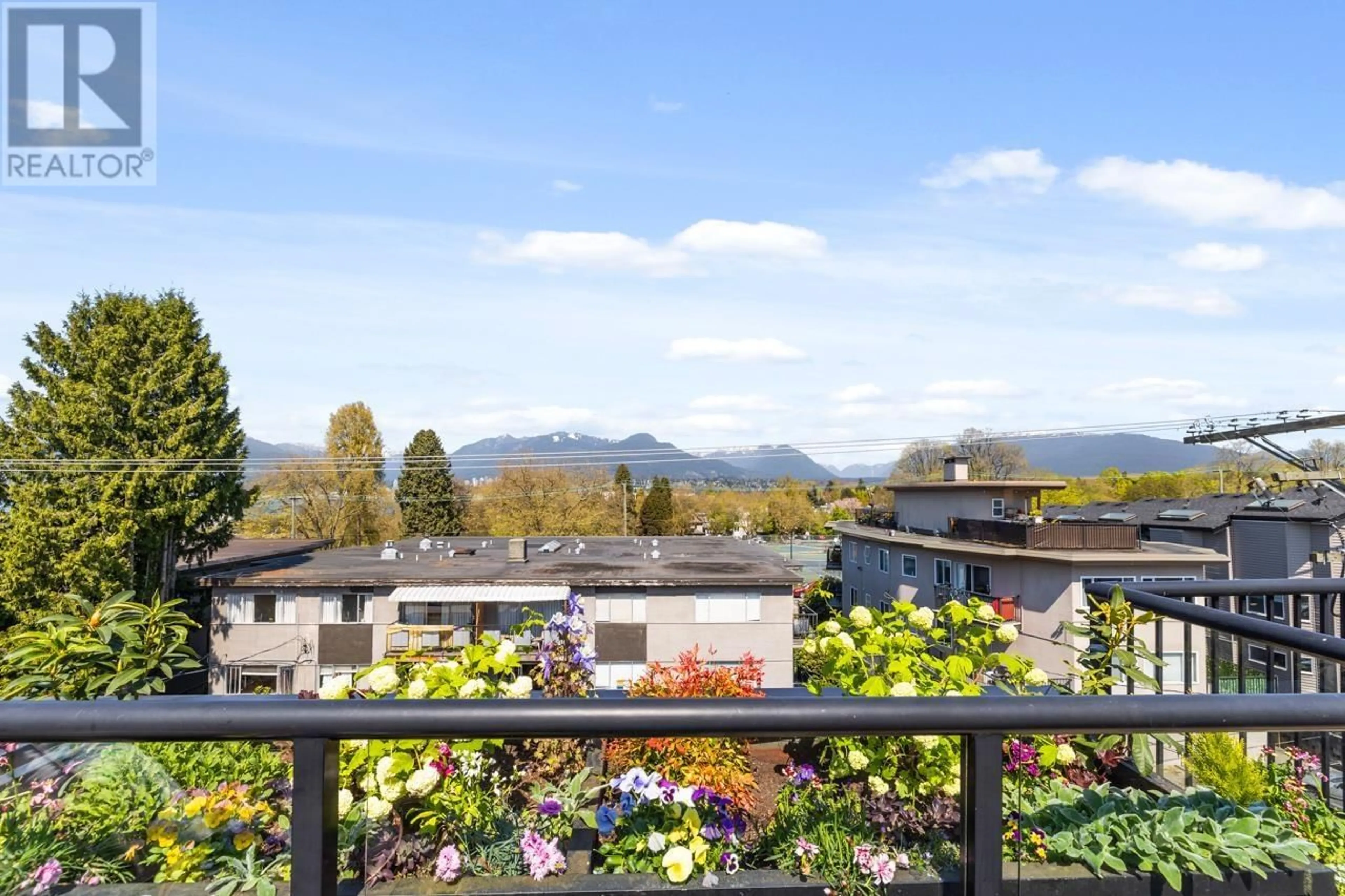 Balcony in the apartment, mountain view for PH2 - 2265 HASTINGS STREET, Vancouver British Columbia V5L1V3
