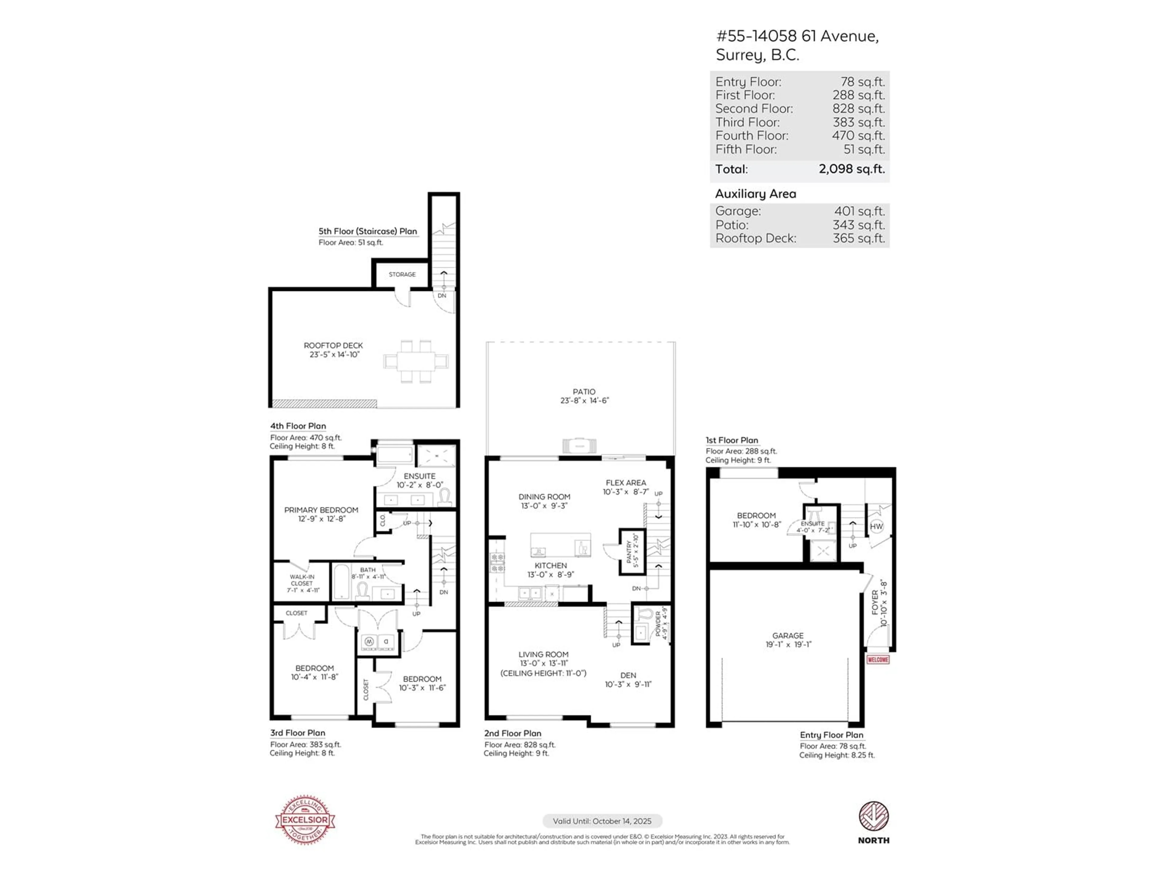 Floor plan for 55 - 14058 61, Surrey British Columbia V3X0J2