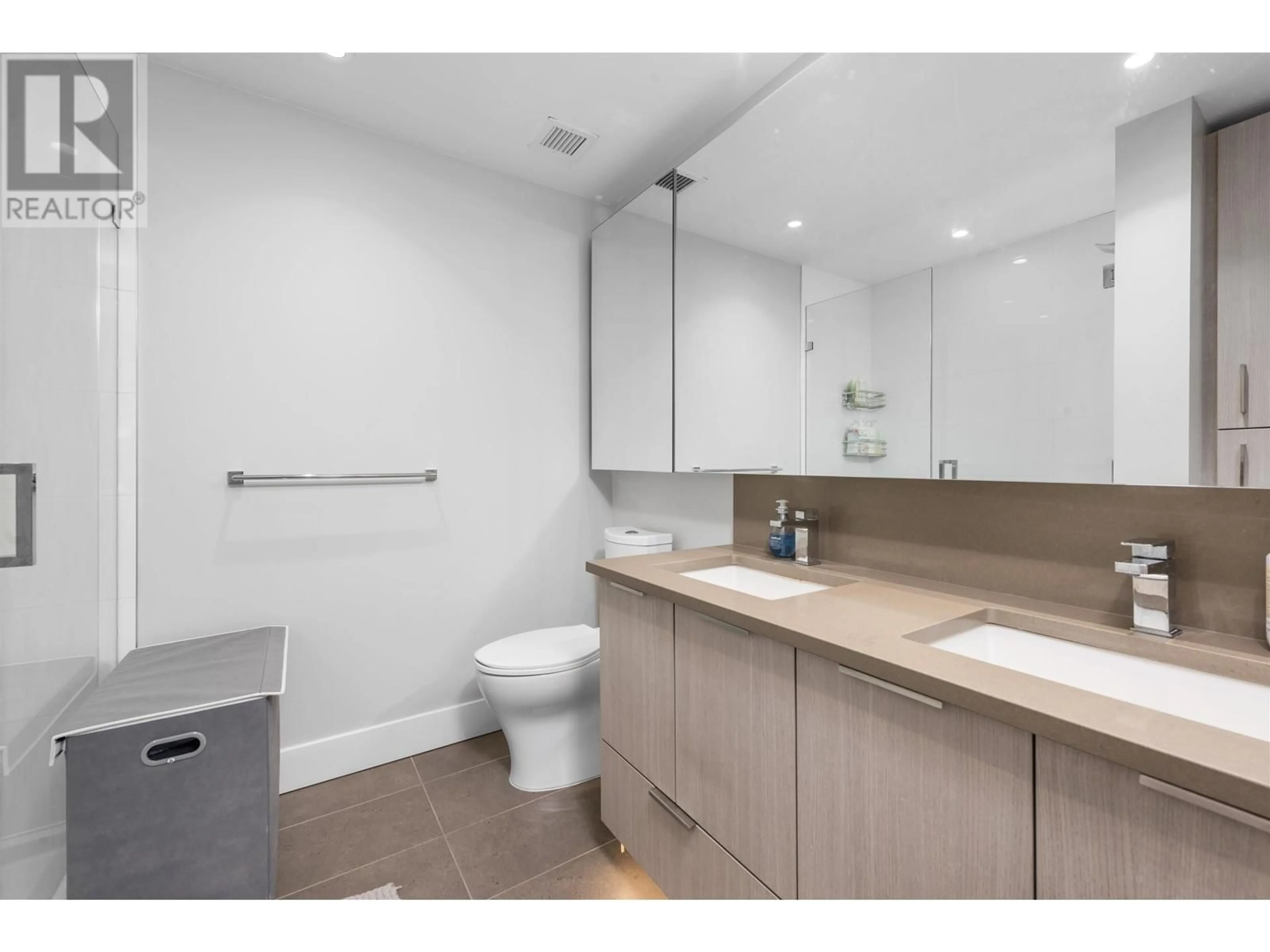 Standard bathroom, ceramic/tile floor for 309 - 3588 SAWMILL CRESCENT, Vancouver British Columbia V5S0H5