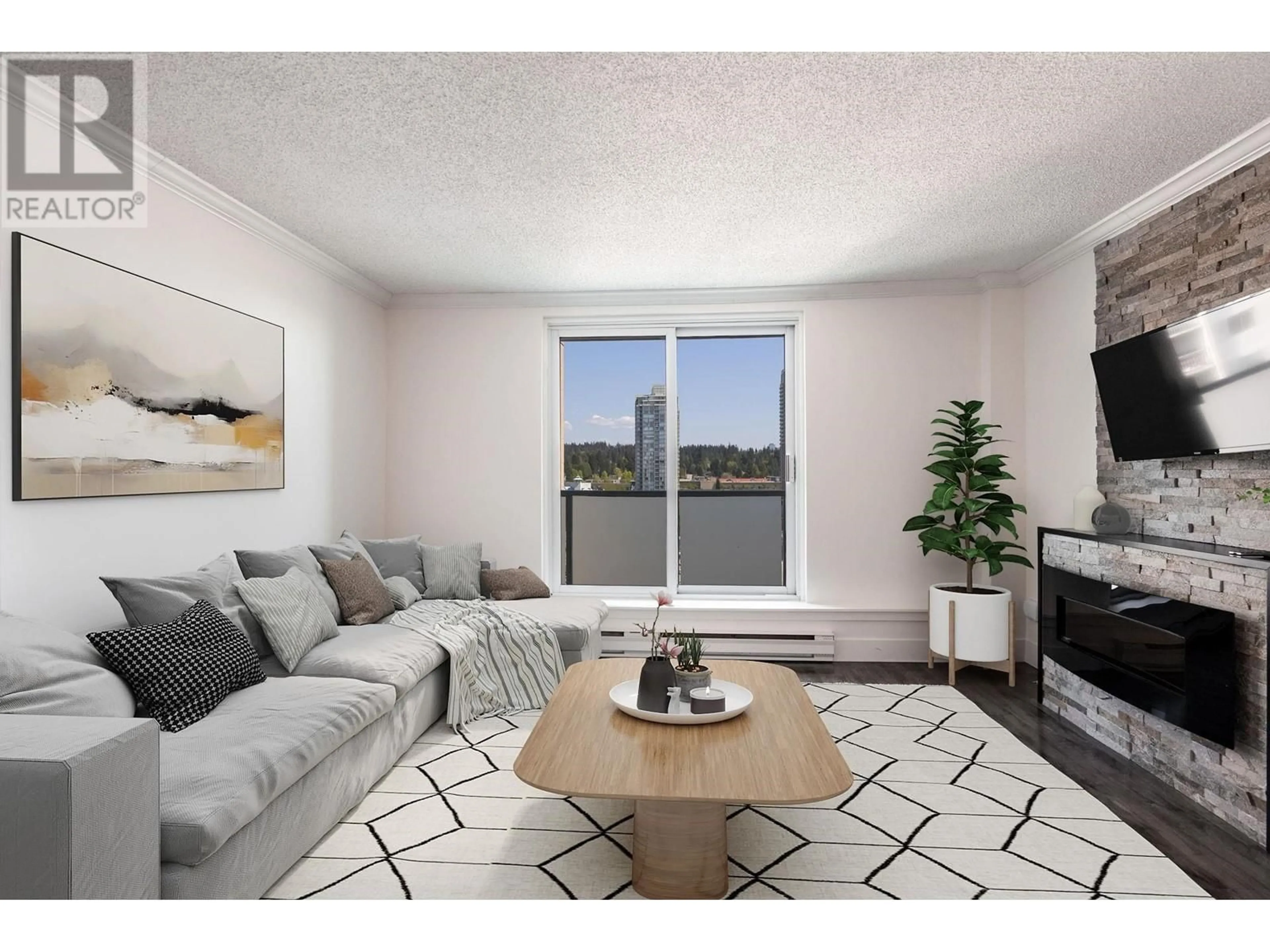 Living room with furniture, unknown for 1702 - 9541 ERICKSON DRIVE, Burnaby British Columbia V3J7N8
