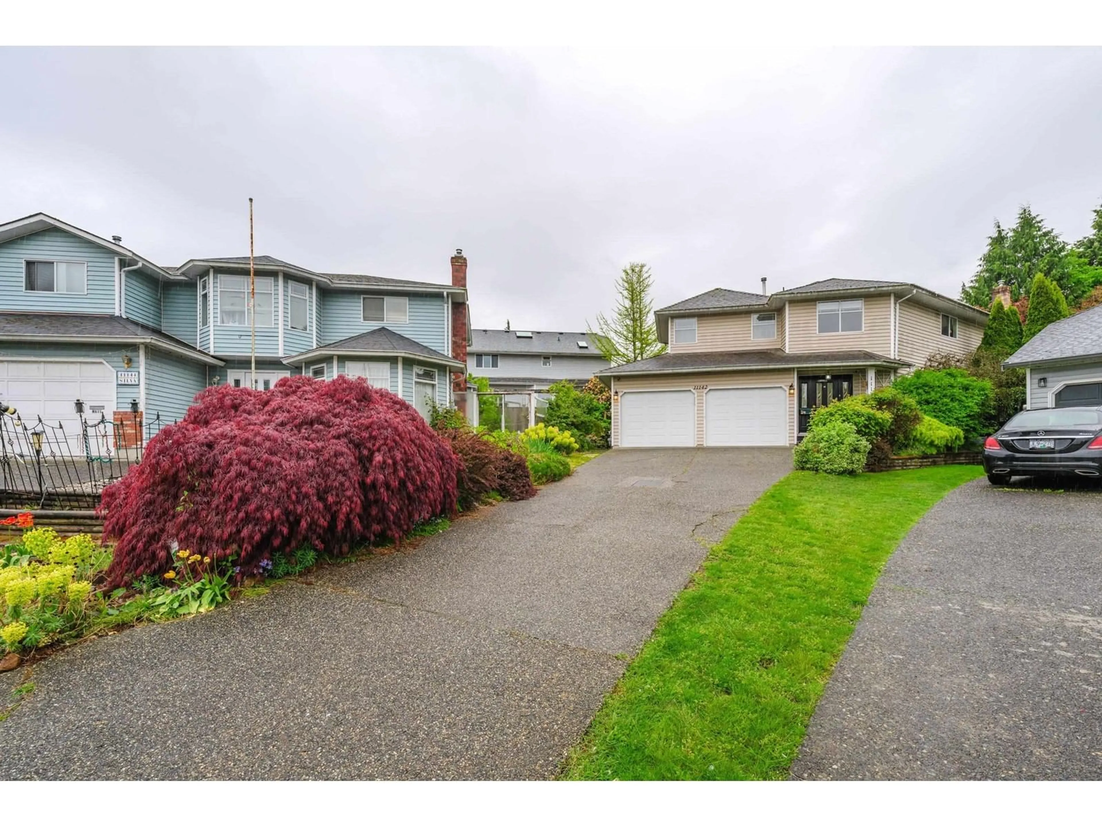 A pic from outside/outdoor area/front of a property/back of a property/a pic from drone, street for 11142 85A, Delta British Columbia V4C7C8