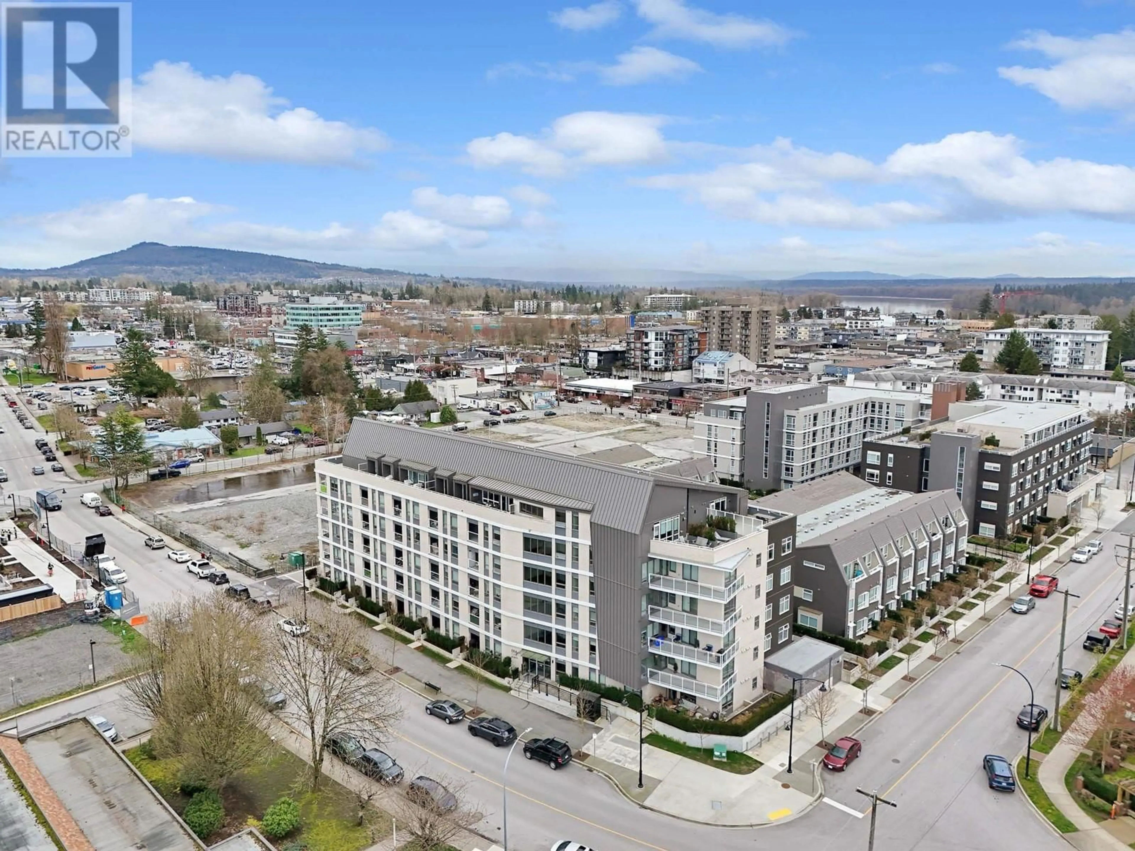 A pic from outside/outdoor area/front of a property/back of a property/a pic from drone, city buildings view from balcony for 310 - 22226 BROWN AVENUE, Maple Ridge British Columbia V2X4R2