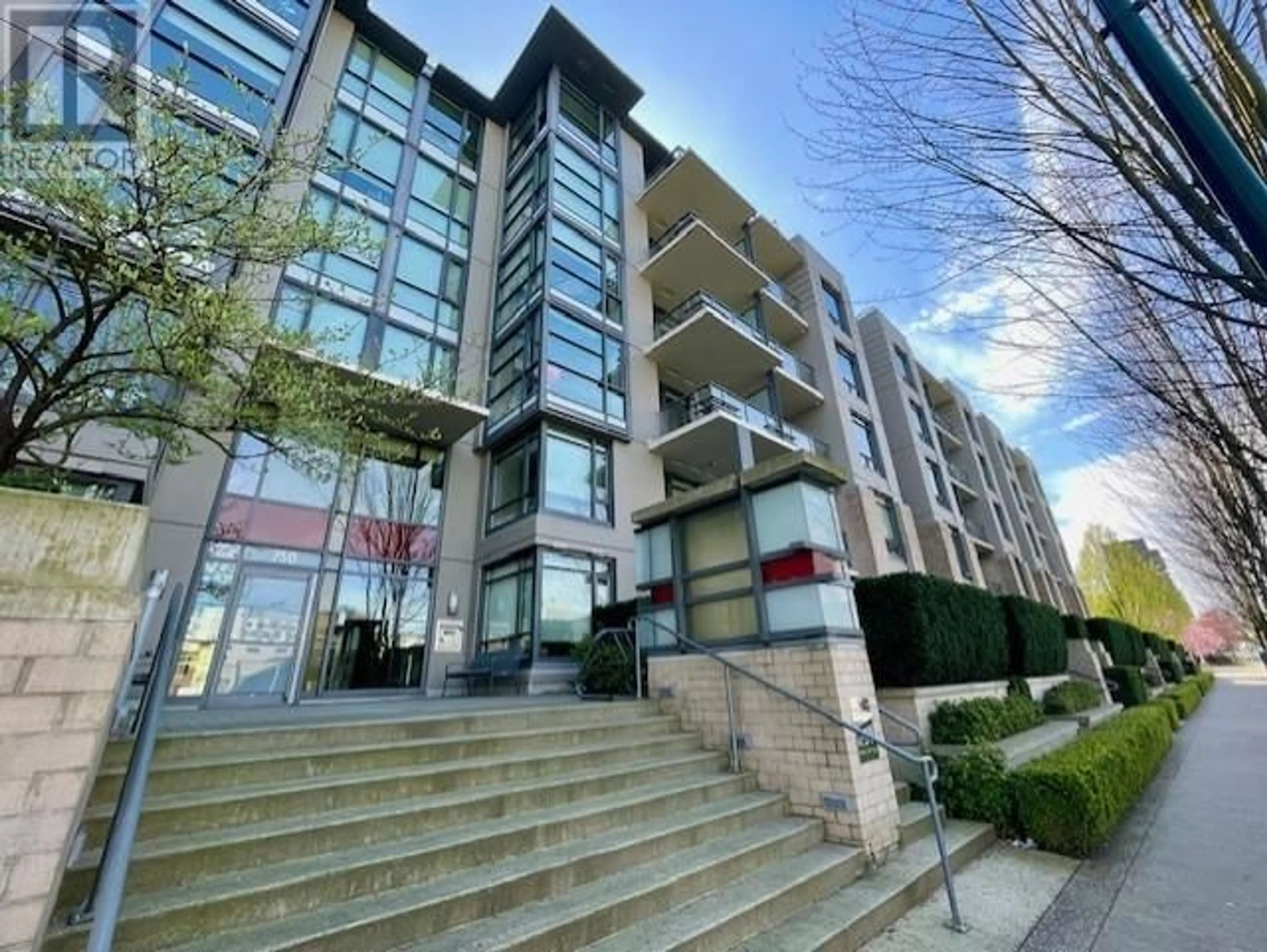 A pic from outside/outdoor area/front of a property/back of a property/a pic from drone, building for 311 - 750 12TH AVENUE, Vancouver British Columbia V6Z0A3