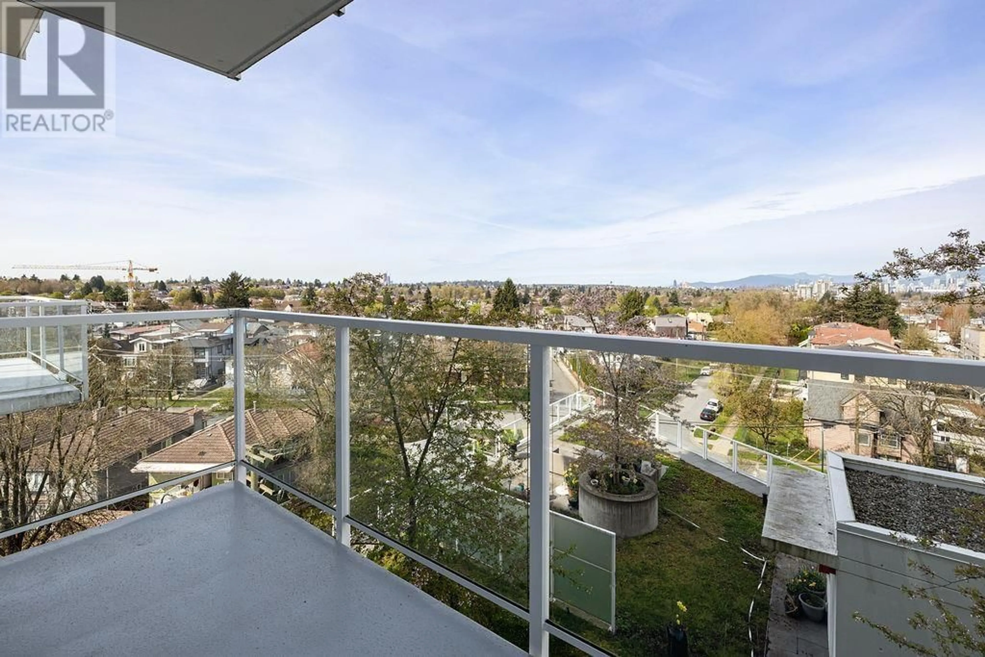 Balcony in the apartment, city buildings view from balcony for 908 - 2221 30TH AVENUE, Vancouver British Columbia V5N0G6